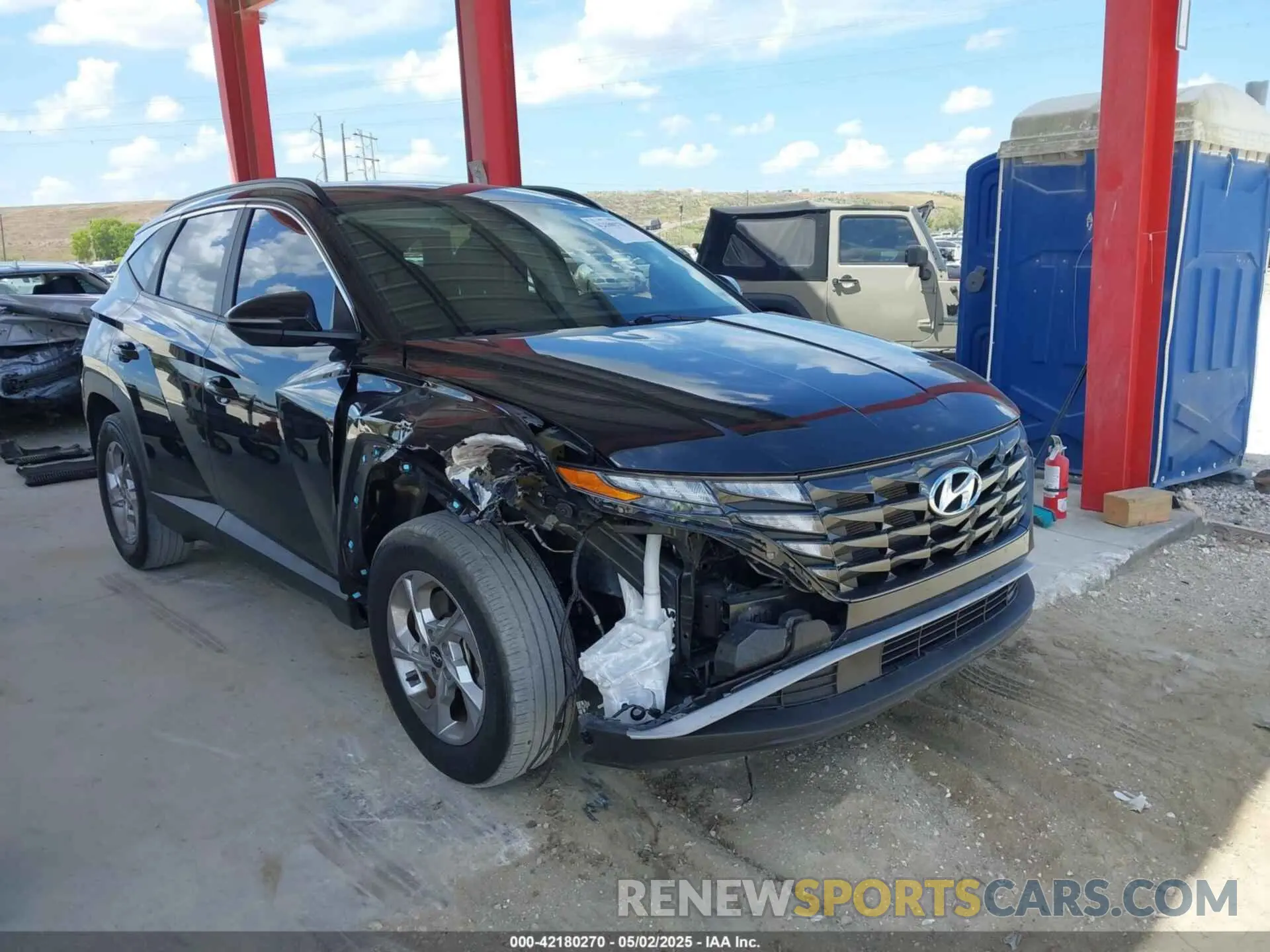 1 fotografías del automóvil dañado 5NMJB3AE6NH139325 HYUNDAI TUCSON 2022