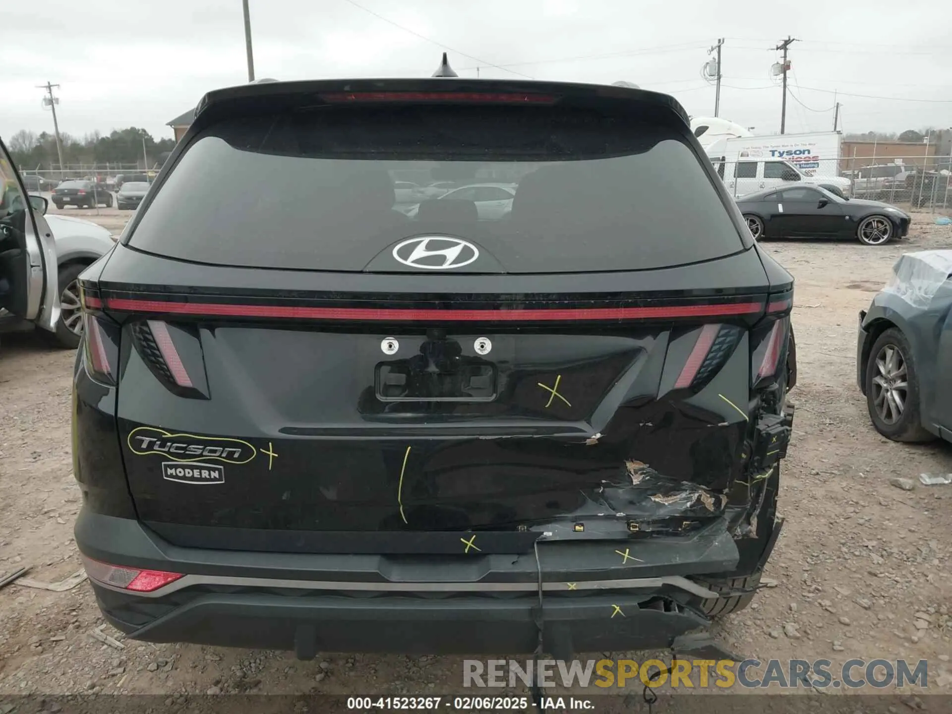 16 fotografías del automóvil dañado 5NMJB3AE8NH003990 HYUNDAI TUCSON 2022