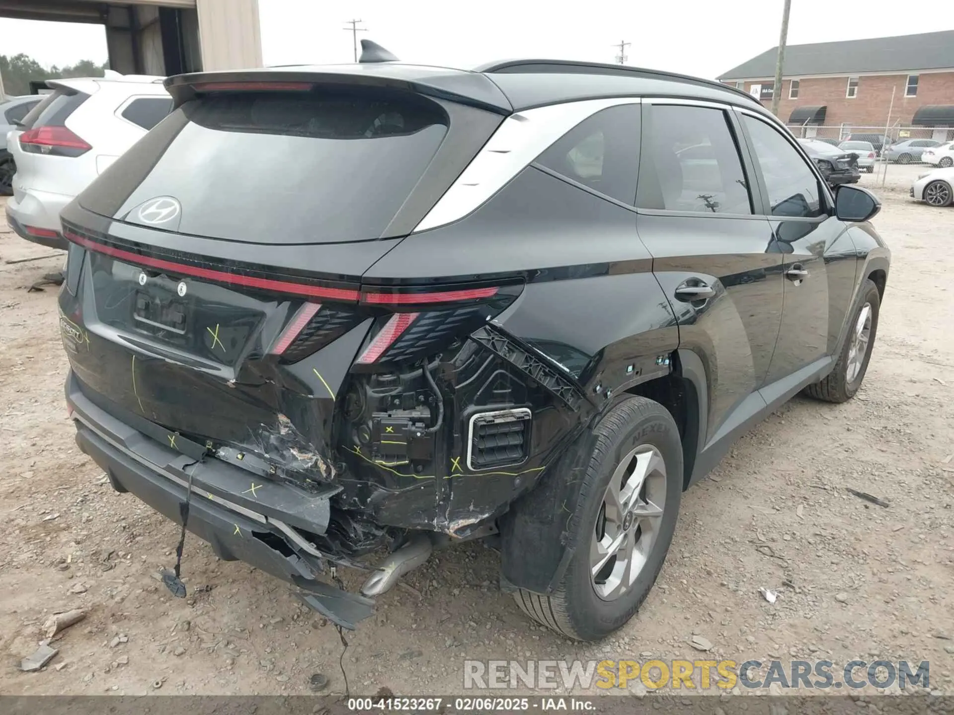 4 fotografías del automóvil dañado 5NMJB3AE8NH003990 HYUNDAI TUCSON 2022