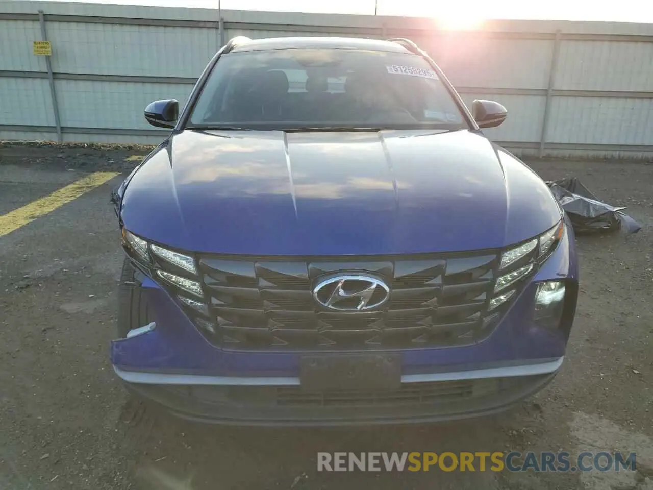 5 fotografías del automóvil dañado 5NMJBCAE0NH112220 HYUNDAI TUCSON 2022