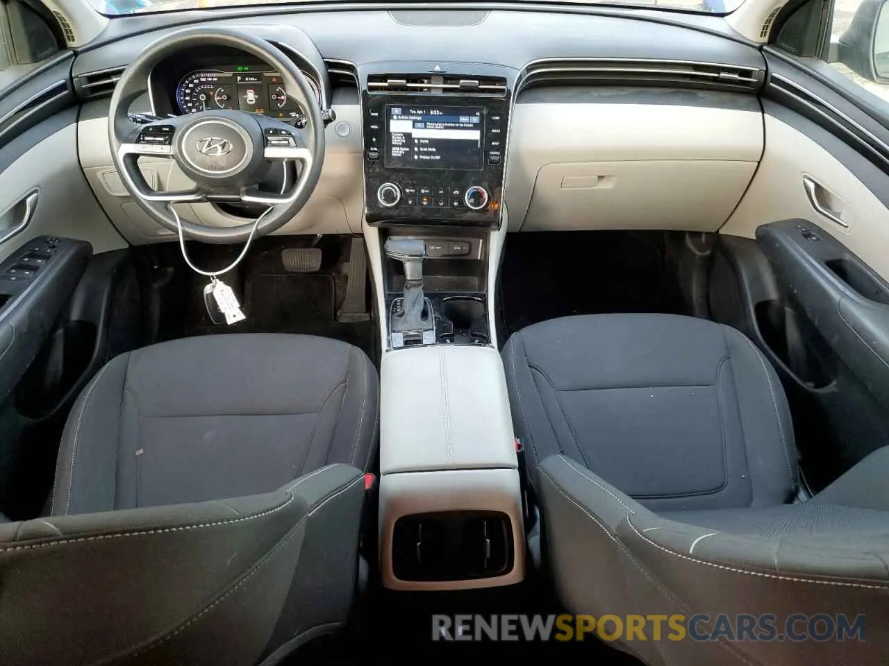 8 fotografías del automóvil dañado 5NMJBCAE0NH112220 HYUNDAI TUCSON 2022