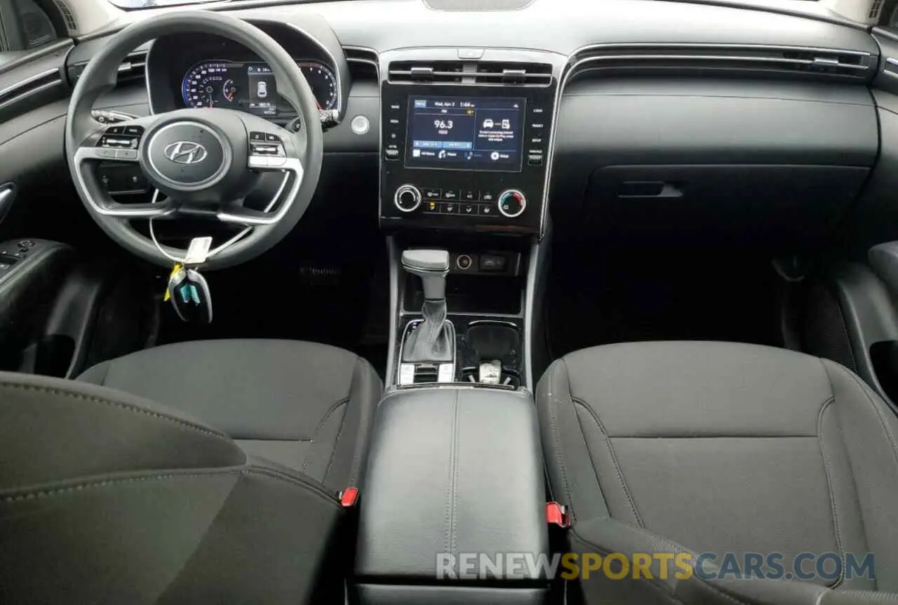 8 fotografías del automóvil dañado 5NMJBCAE0NH118339 HYUNDAI TUCSON 2022
