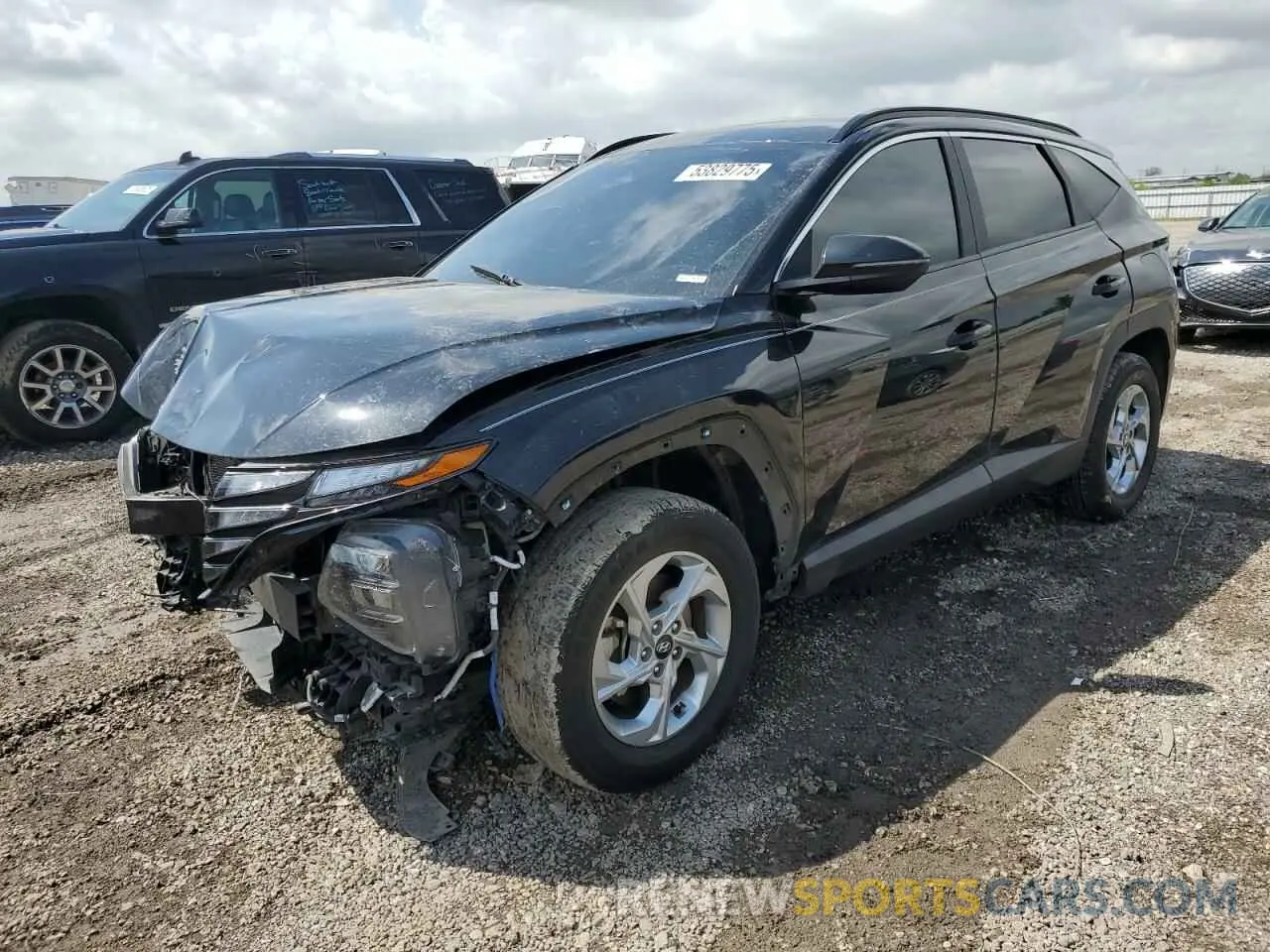 1 fotografías del automóvil dañado 5NMJBCAE0NH140468 HYUNDAI TUCSON 2022