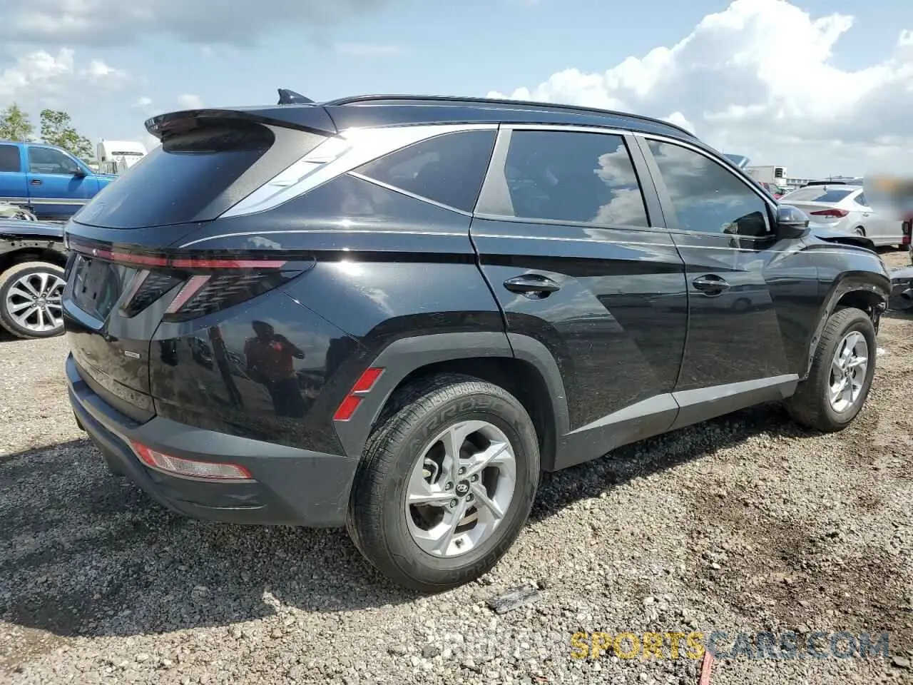 3 fotografías del automóvil dañado 5NMJBCAE0NH140468 HYUNDAI TUCSON 2022