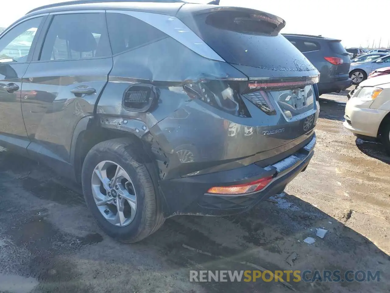 9 fotografías del automóvil dañado 5NMJBCAE1NH067787 HYUNDAI TUCSON 2022