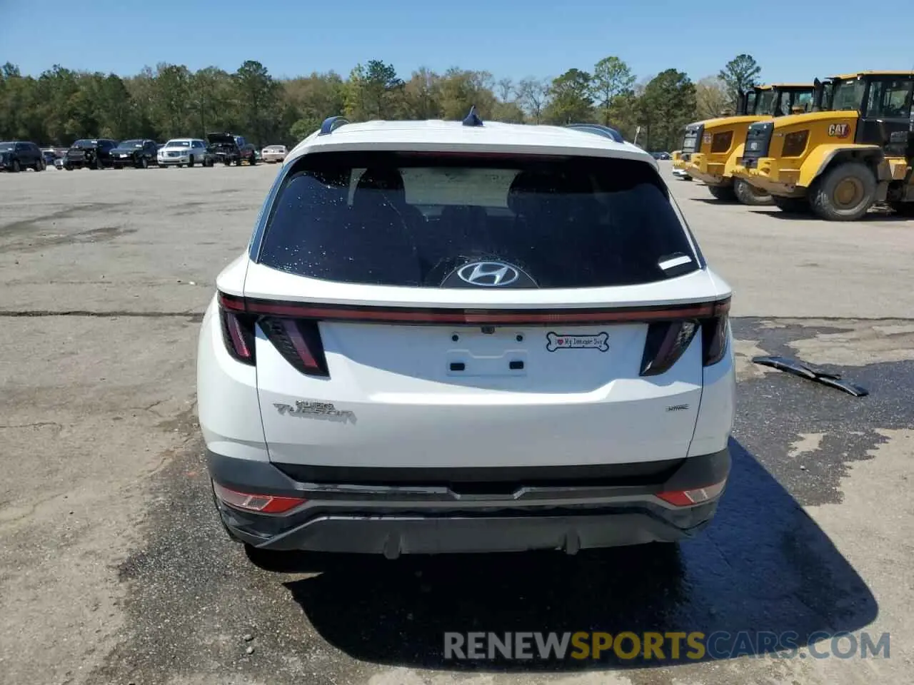6 fotografías del automóvil dañado 5NMJBCAE1NH121458 HYUNDAI TUCSON 2022