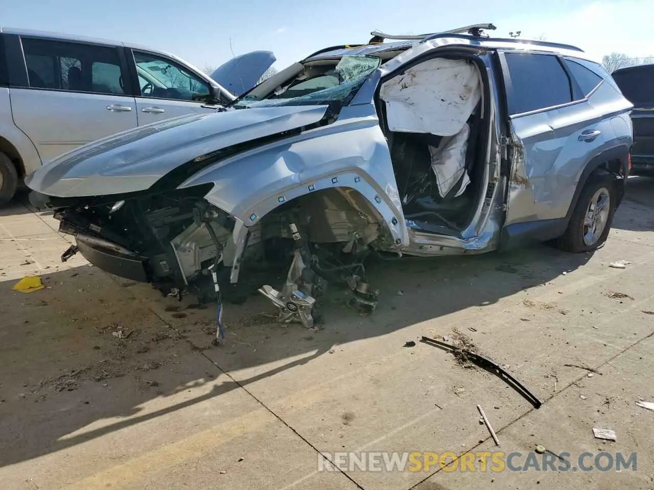 1 fotografías del automóvil dañado 5NMJBCAE1NH159272 HYUNDAI TUCSON 2022