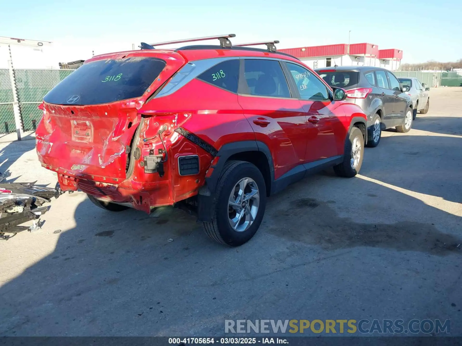 4 fotografías del automóvil dañado 5NMJBCAE2NH131089 HYUNDAI TUCSON 2022