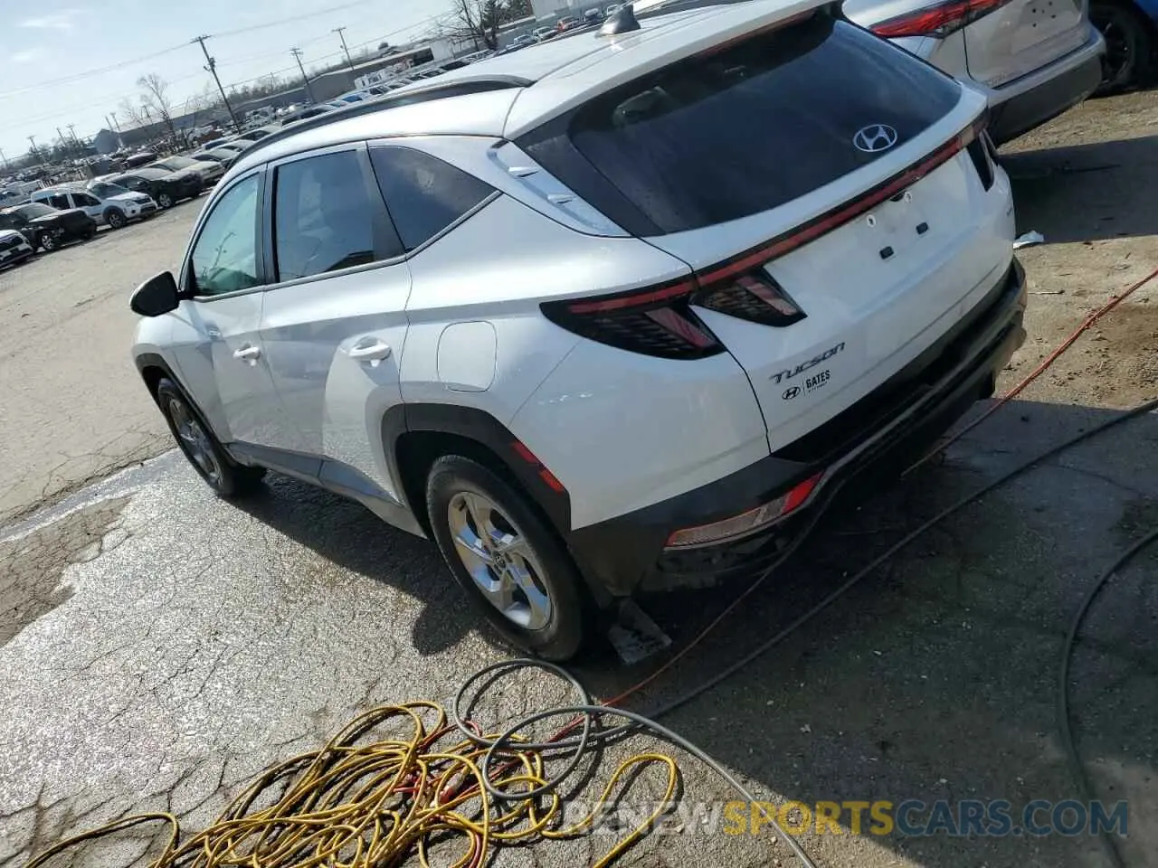 2 fotografías del automóvil dañado 5NMJBCAE2NH151827 HYUNDAI TUCSON 2022