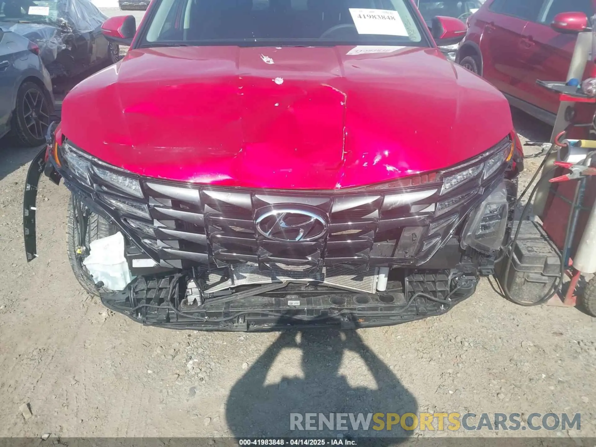 6 fotografías del automóvil dañado 5NMJBCAE3NH039036 HYUNDAI TUCSON 2022