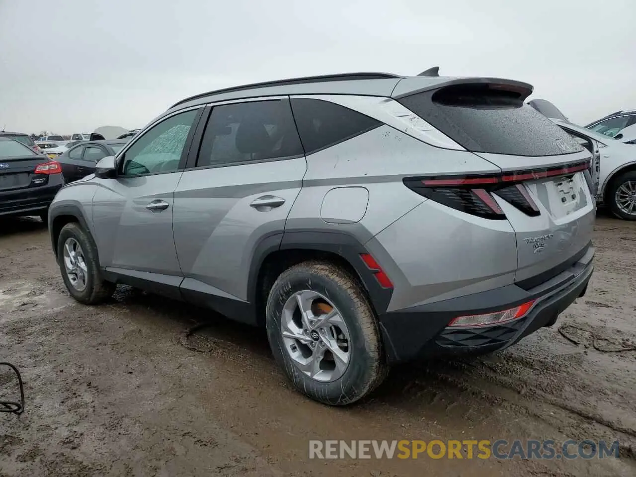 2 fotografías del automóvil dañado 5NMJBCAE3NH085675 HYUNDAI TUCSON 2022