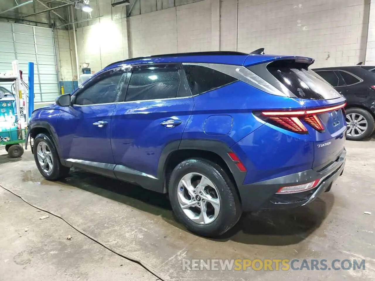 2 fotografías del automóvil dañado 5NMJBCAE4NH016803 HYUNDAI TUCSON 2022