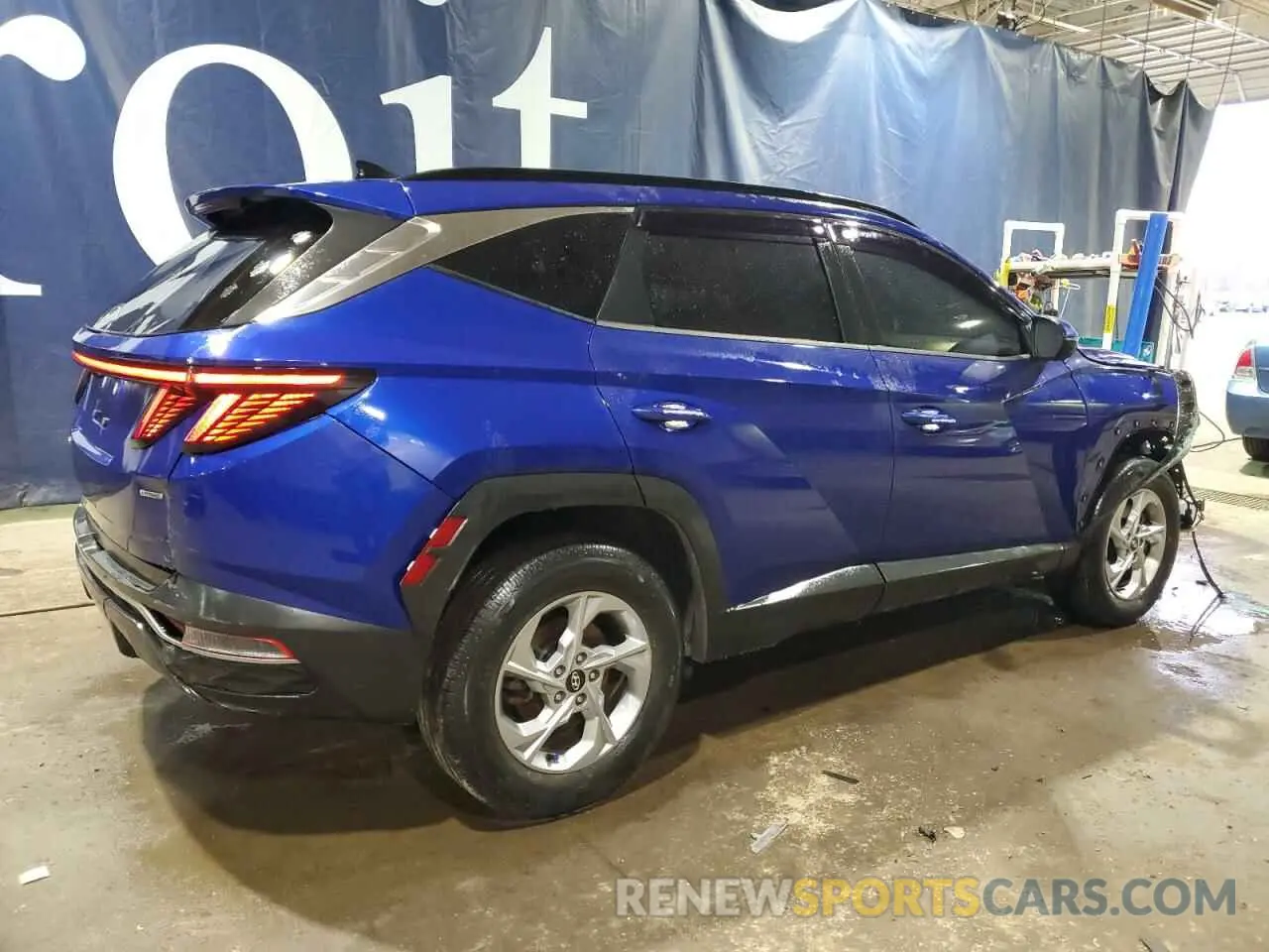 3 fotografías del automóvil dañado 5NMJBCAE4NH016803 HYUNDAI TUCSON 2022