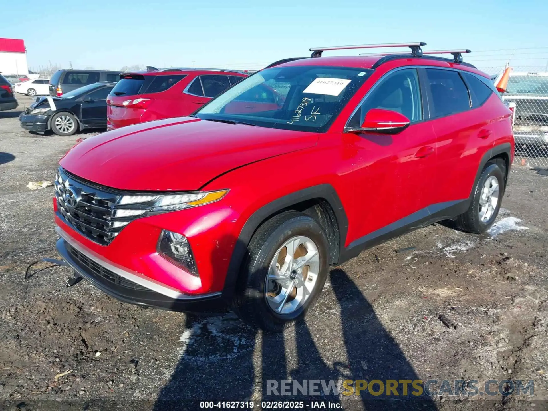 2 fotografías del automóvil dañado 5NMJBCAE4NH150193 HYUNDAI TUCSON 2022