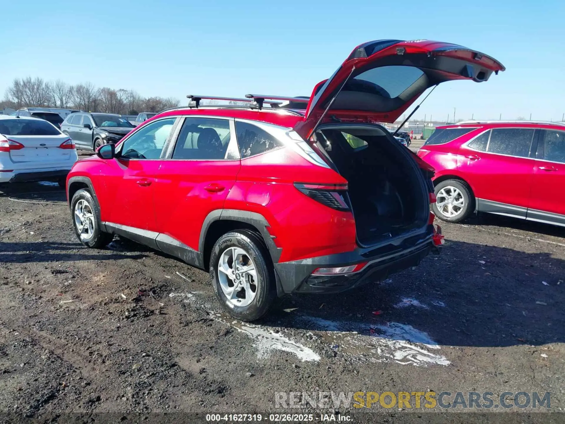 3 fotografías del automóvil dañado 5NMJBCAE4NH150193 HYUNDAI TUCSON 2022