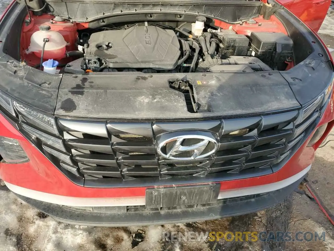 12 fotografías del automóvil dañado 5NMJBCAE5NH060342 HYUNDAI TUCSON 2022
