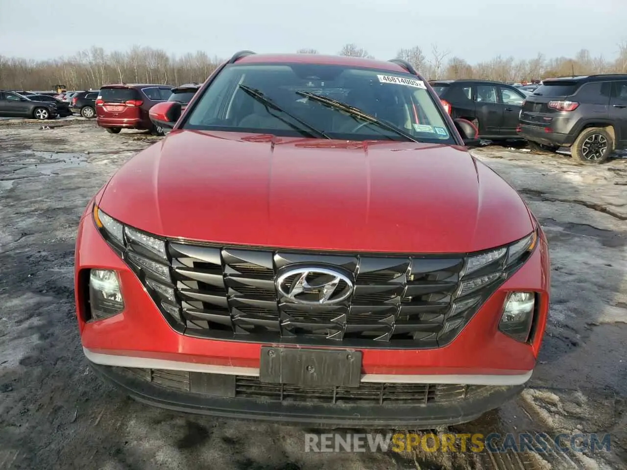 5 fotografías del automóvil dañado 5NMJBCAE5NH060342 HYUNDAI TUCSON 2022