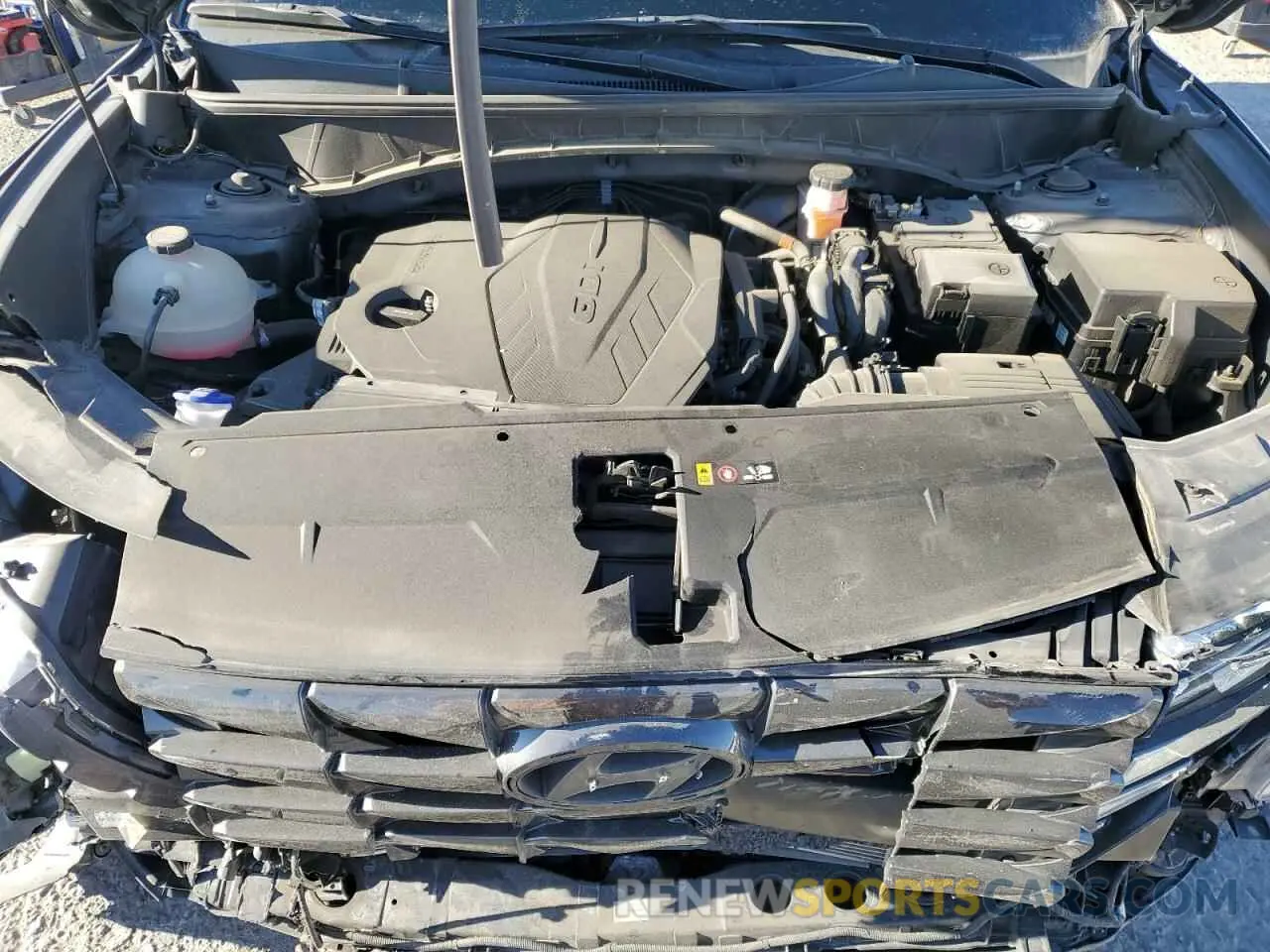 11 fotografías del automóvil dañado 5NMJBCAE5NH073544 HYUNDAI TUCSON 2022