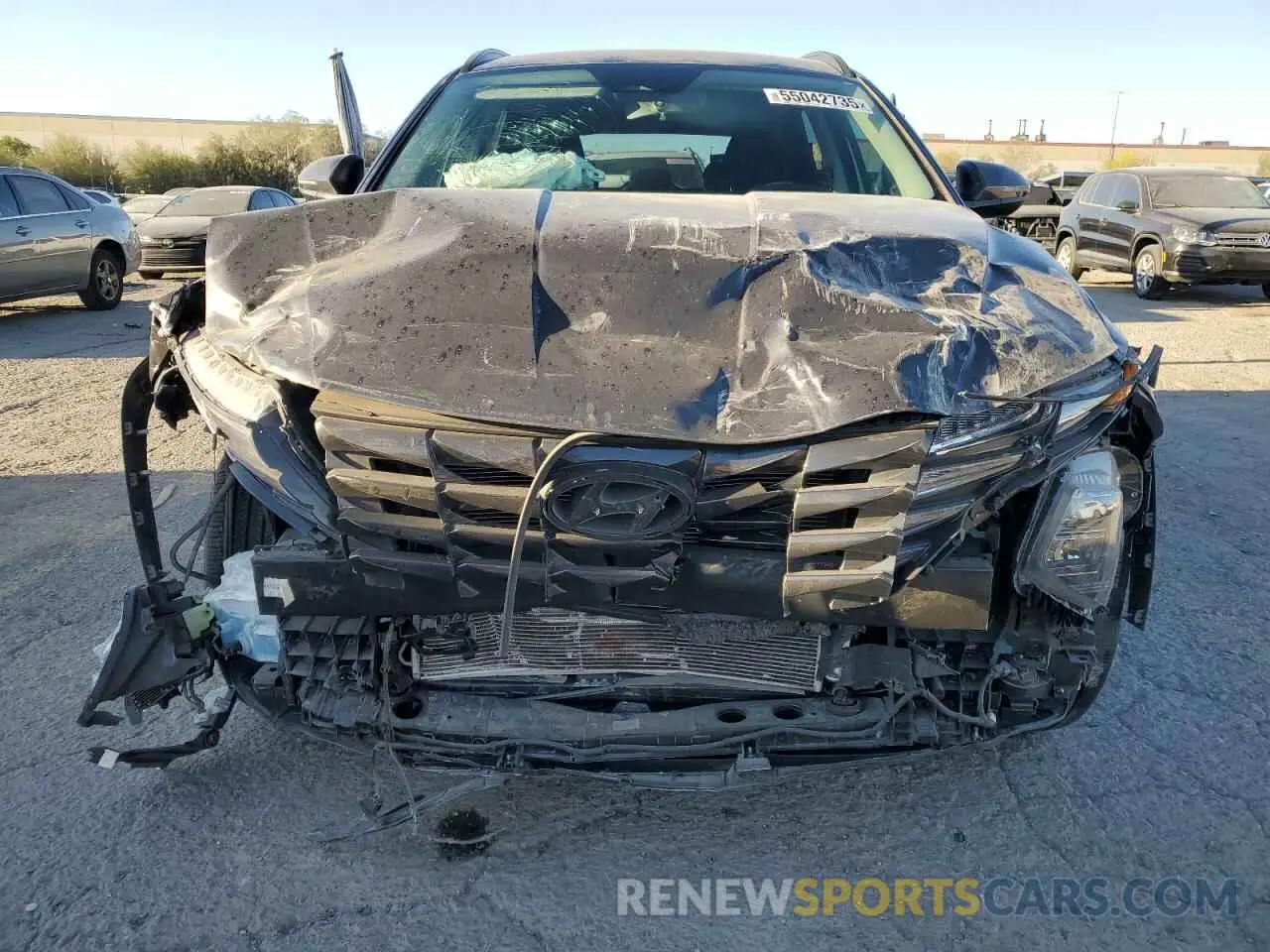 5 fotografías del automóvil dañado 5NMJBCAE5NH073544 HYUNDAI TUCSON 2022