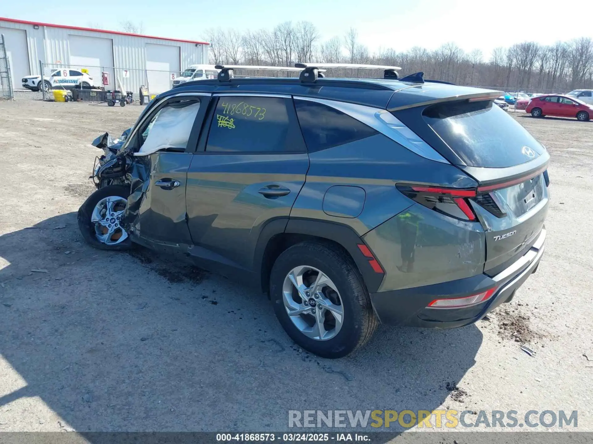 3 fotografías del automóvil dañado 5NMJBCAE5NH137470 HYUNDAI TUCSON 2022