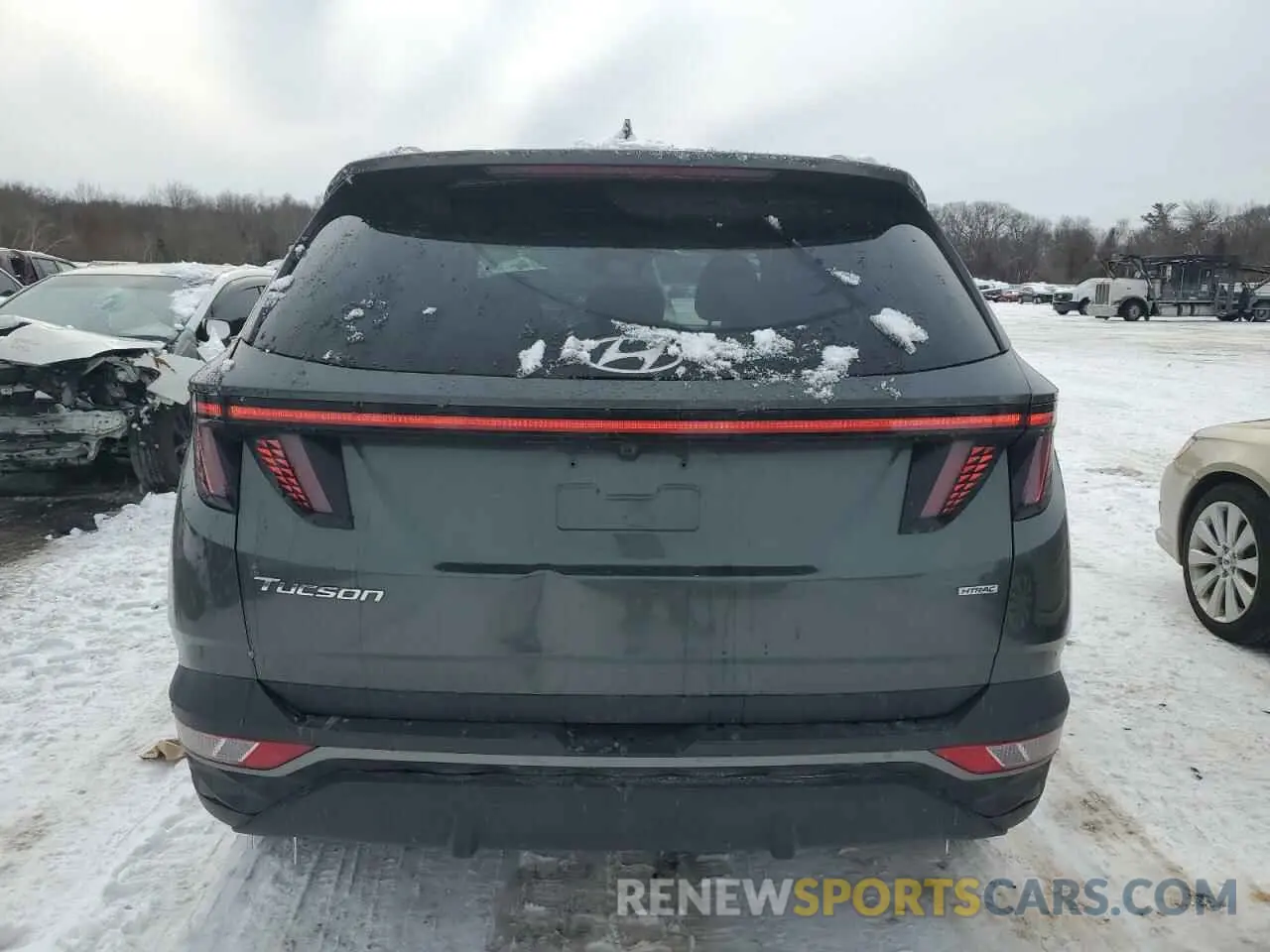 6 fotografías del automóvil dañado 5NMJBCAE5NH154804 HYUNDAI TUCSON 2022