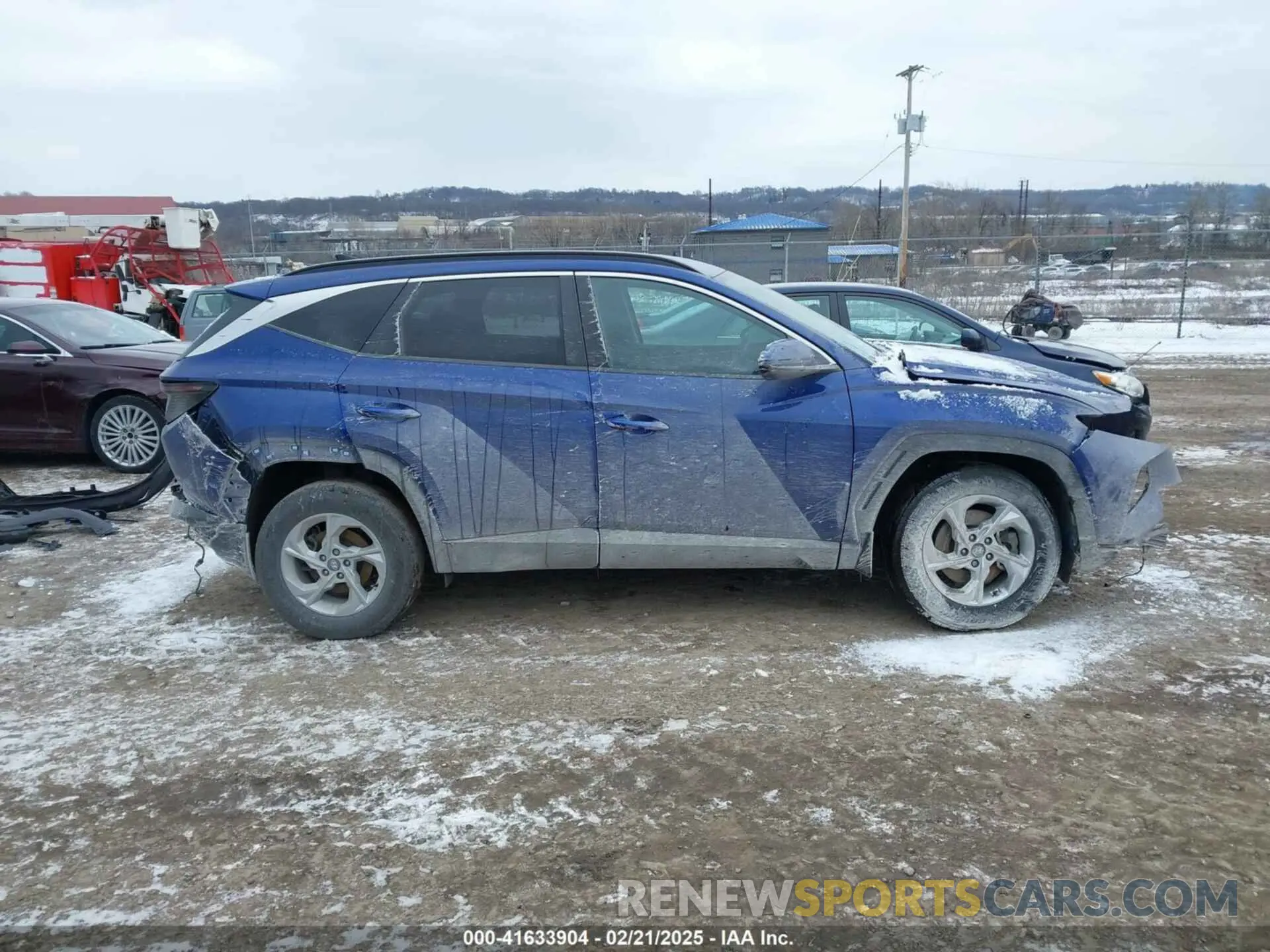 14 fotografías del automóvil dañado 5NMJBCAE6NH156836 HYUNDAI TUCSON 2022