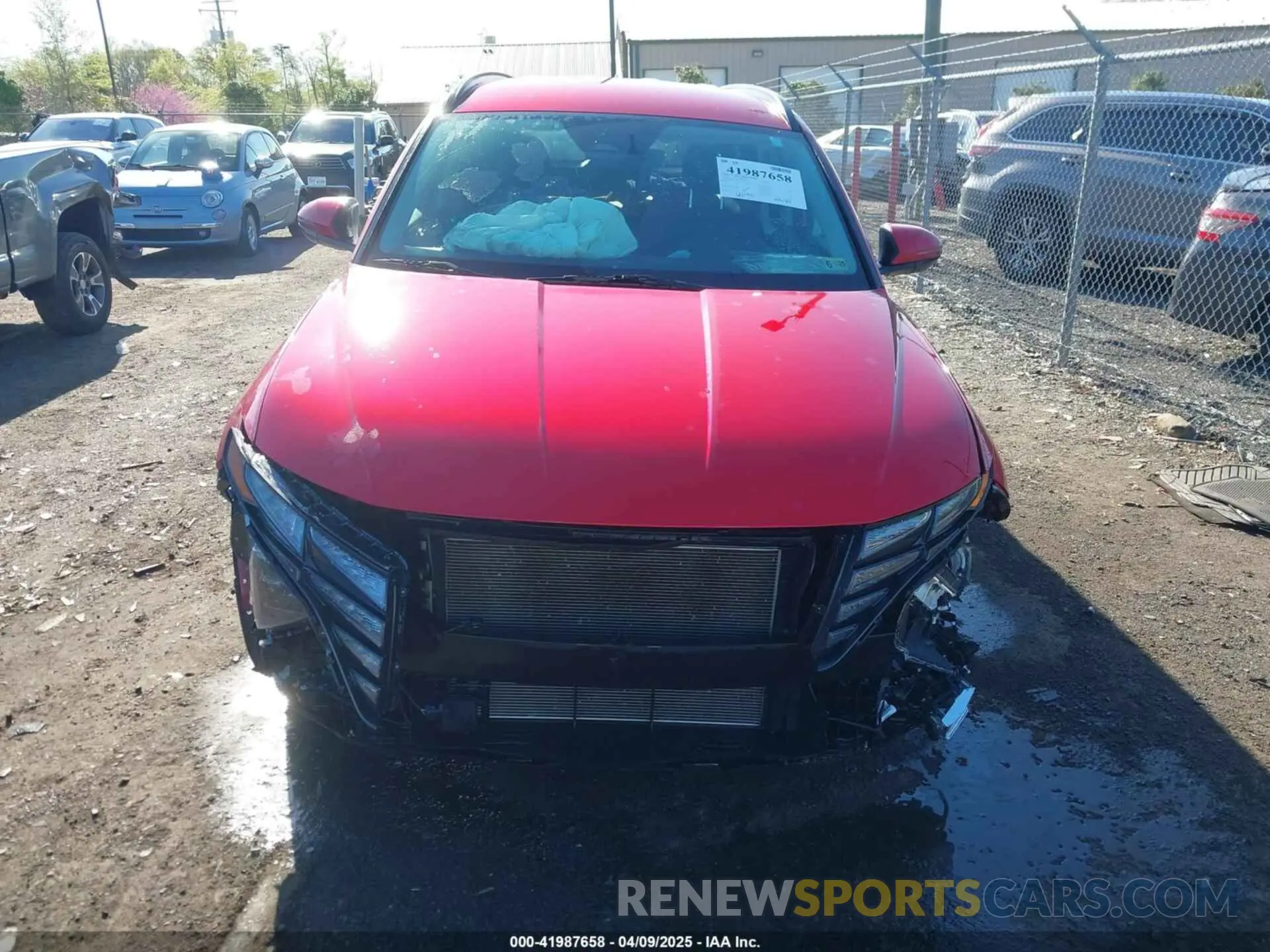 12 fotografías del automóvil dañado 5NMJBCAE7NH069348 HYUNDAI TUCSON 2022