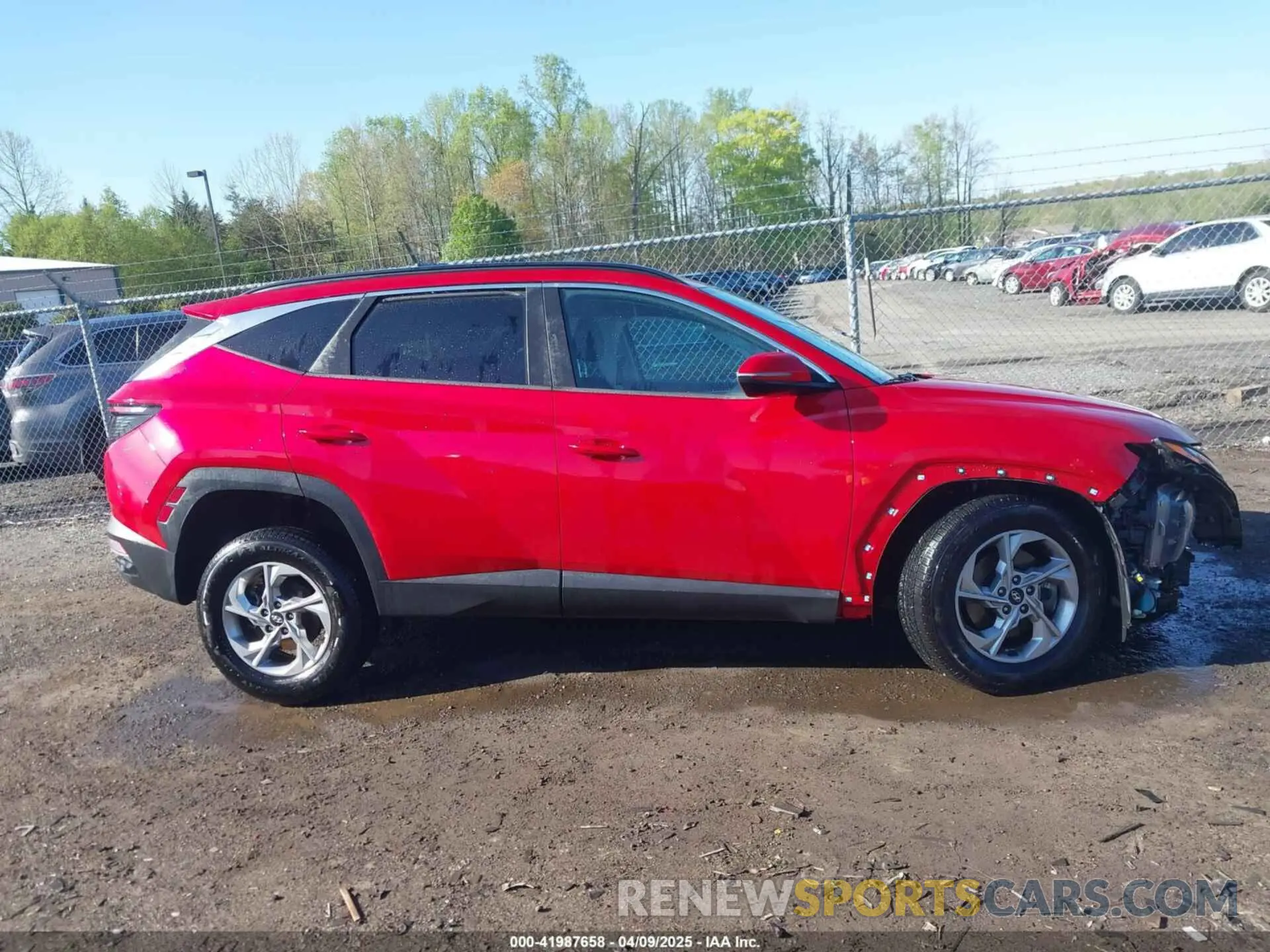 13 fotografías del automóvil dañado 5NMJBCAE7NH069348 HYUNDAI TUCSON 2022