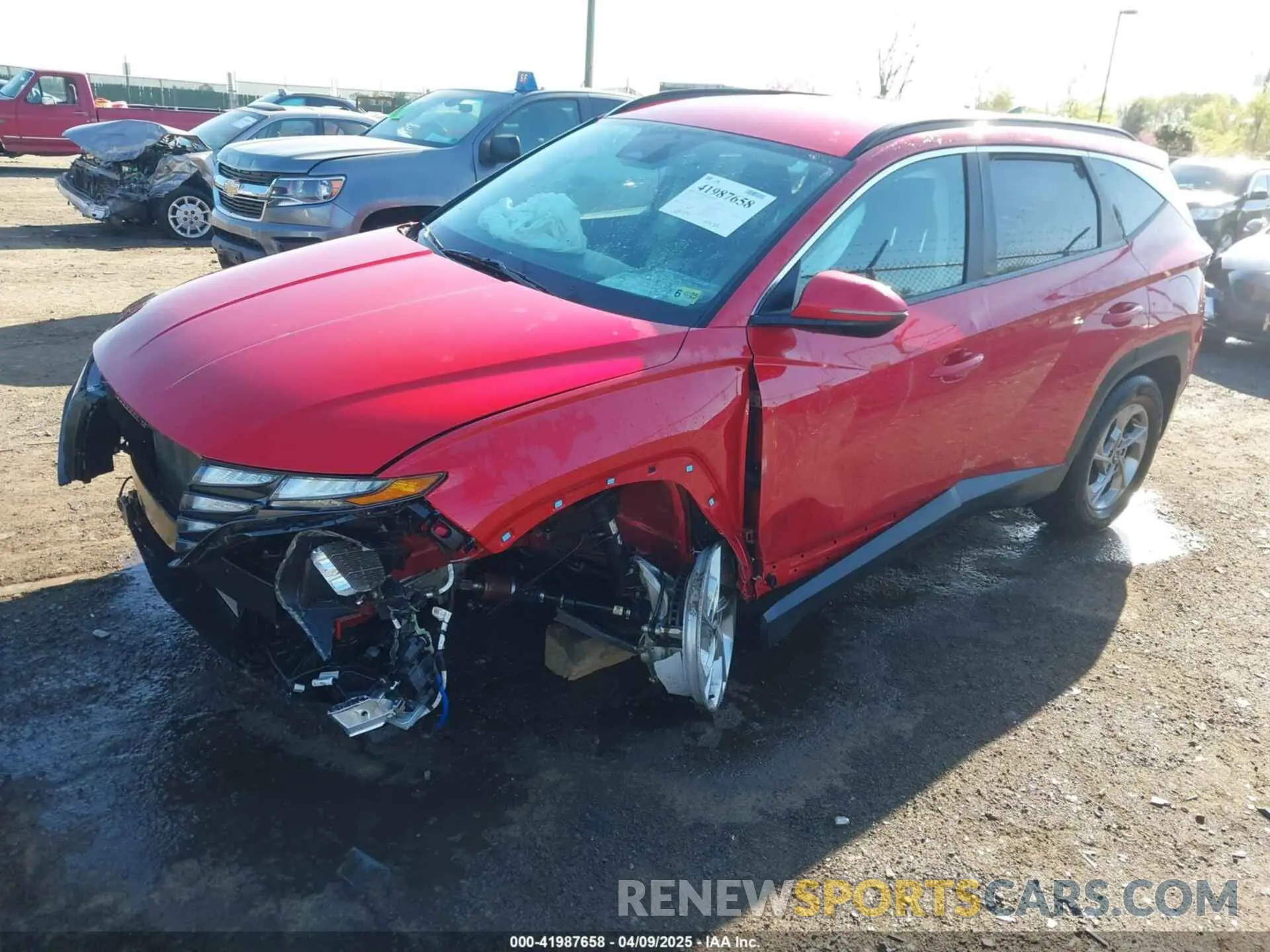 14 fotografías del automóvil dañado 5NMJBCAE7NH069348 HYUNDAI TUCSON 2022