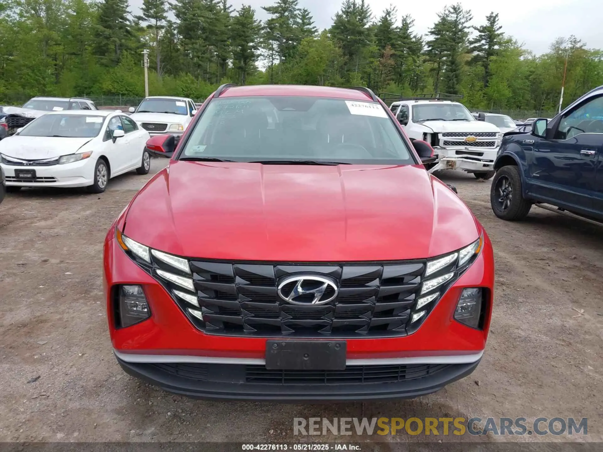 13 fotografías del automóvil dañado 5NMJBCAE7NH143920 HYUNDAI TUCSON 2022
