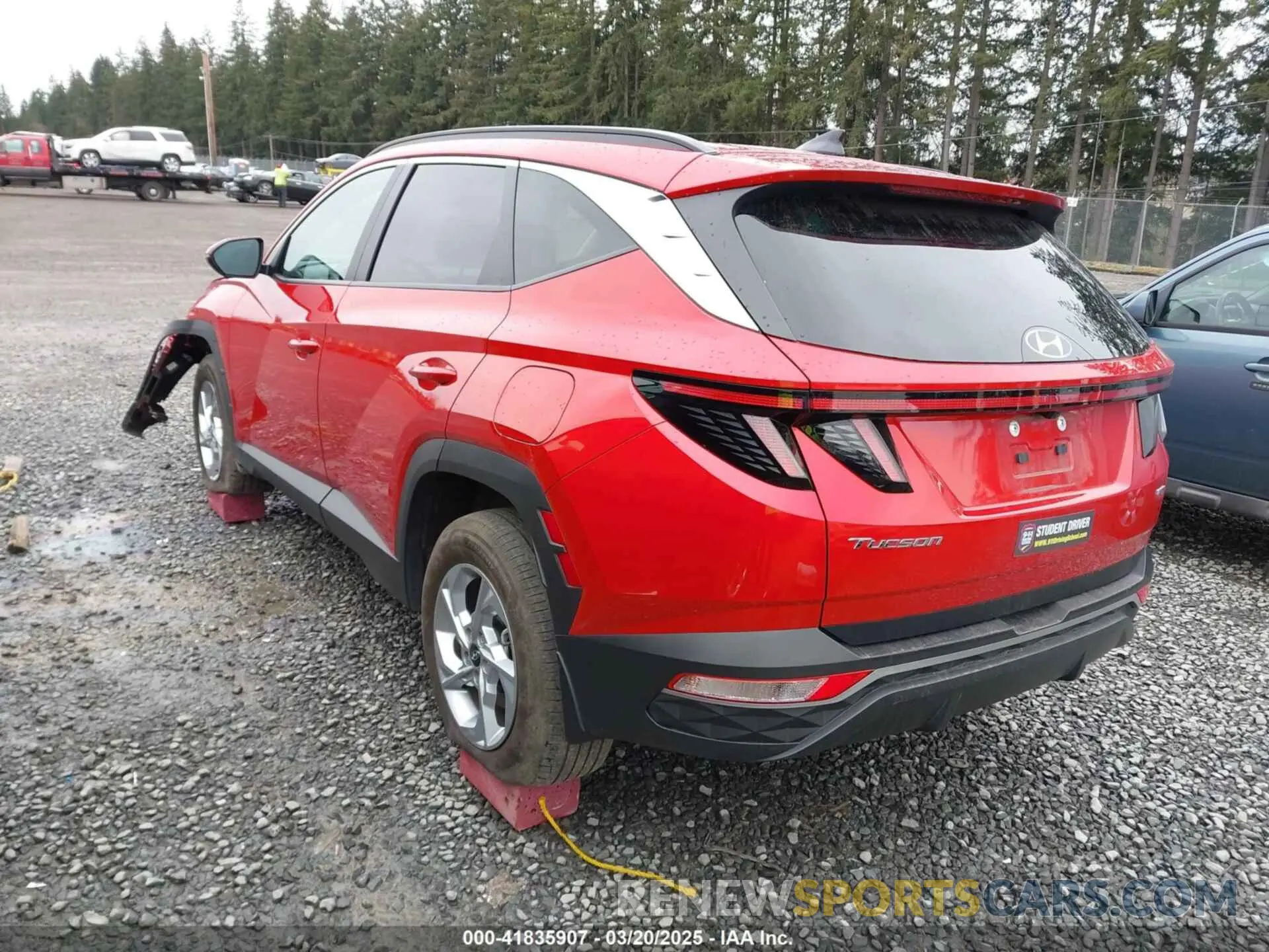 3 fotografías del automóvil dañado 5NMJBCAE9NH131106 HYUNDAI TUCSON 2022