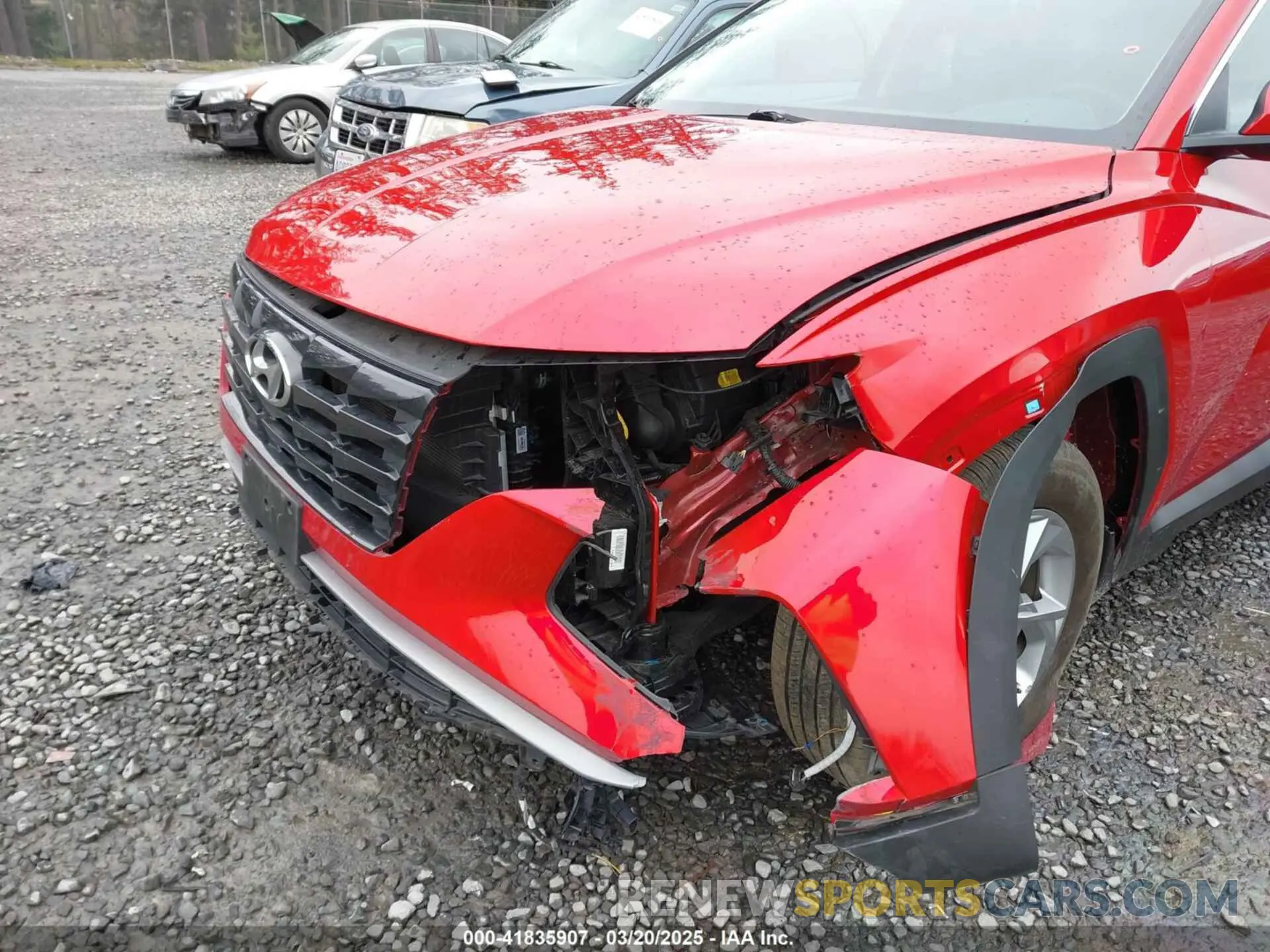 6 fotografías del automóvil dañado 5NMJBCAE9NH131106 HYUNDAI TUCSON 2022