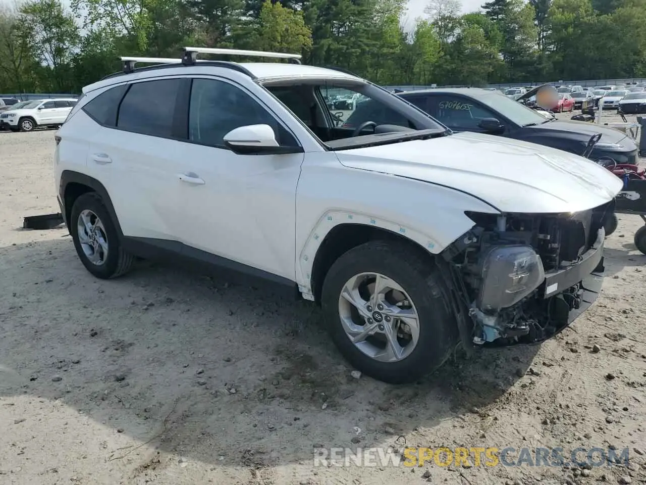4 fotografías del automóvil dañado 5NMJBCAE9NH154689 HYUNDAI TUCSON 2022