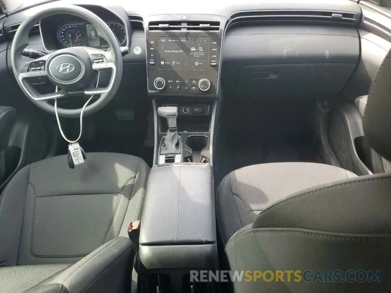 8 fotografías del automóvil dañado 5NMJBCAE9NH154689 HYUNDAI TUCSON 2022