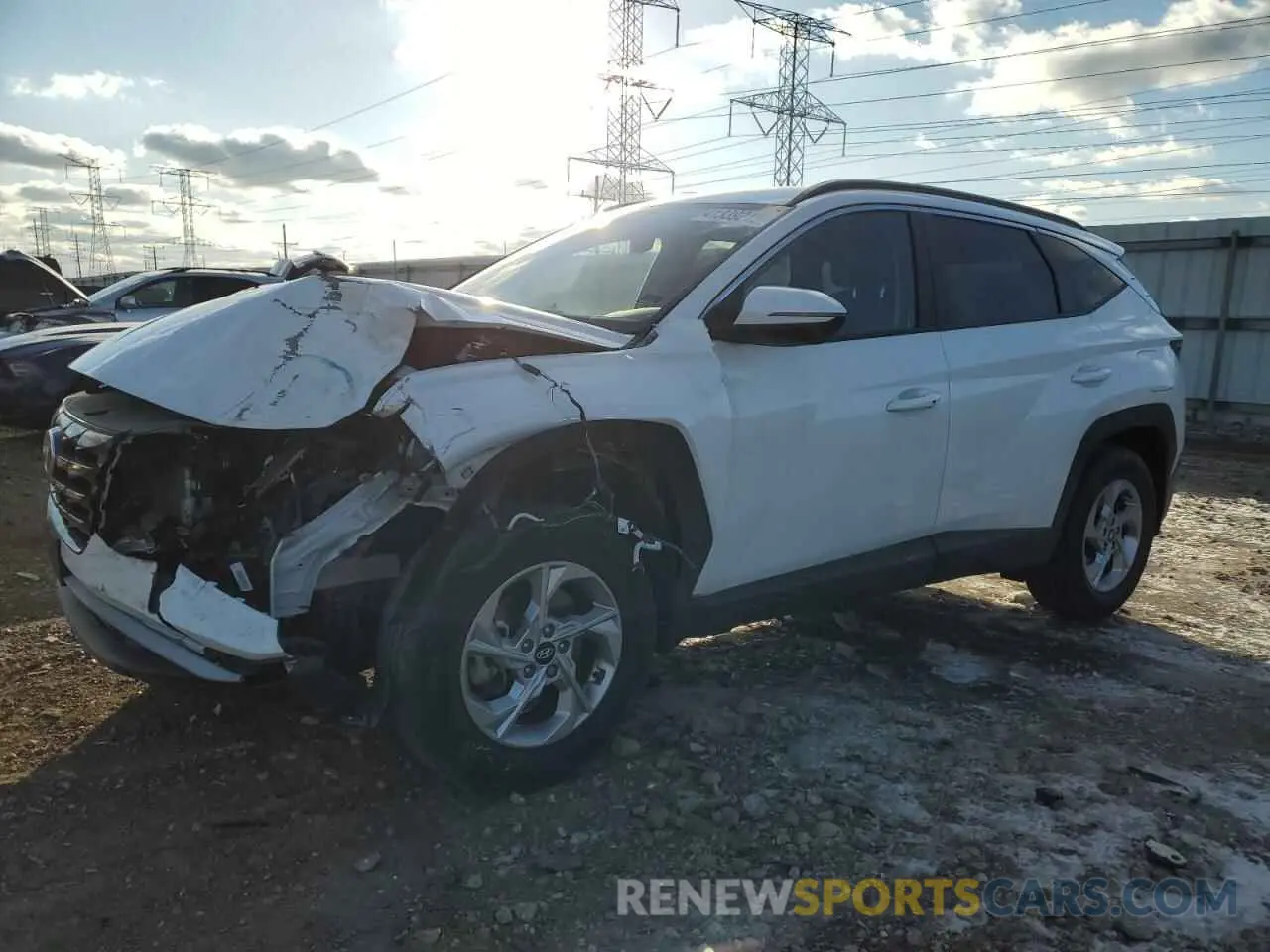 1 fotografías del automóvil dañado 5NMJBCAE9NH160038 HYUNDAI TUCSON 2022