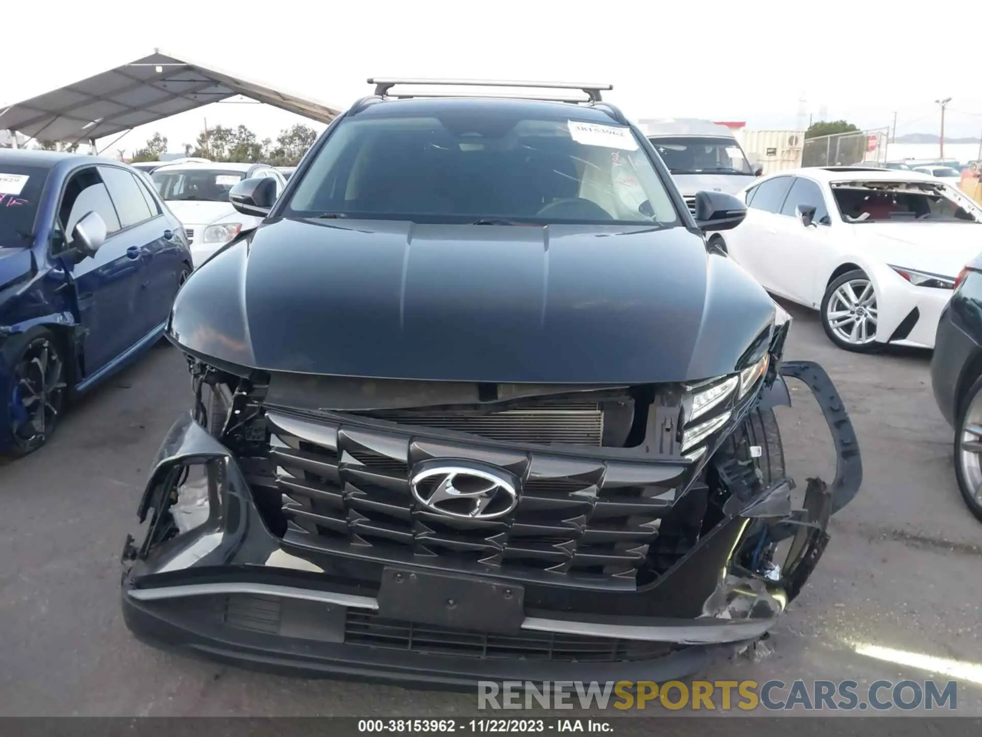12 fotografías del automóvil dañado 5NMJBCAEXNH037882 HYUNDAI TUCSON 2022