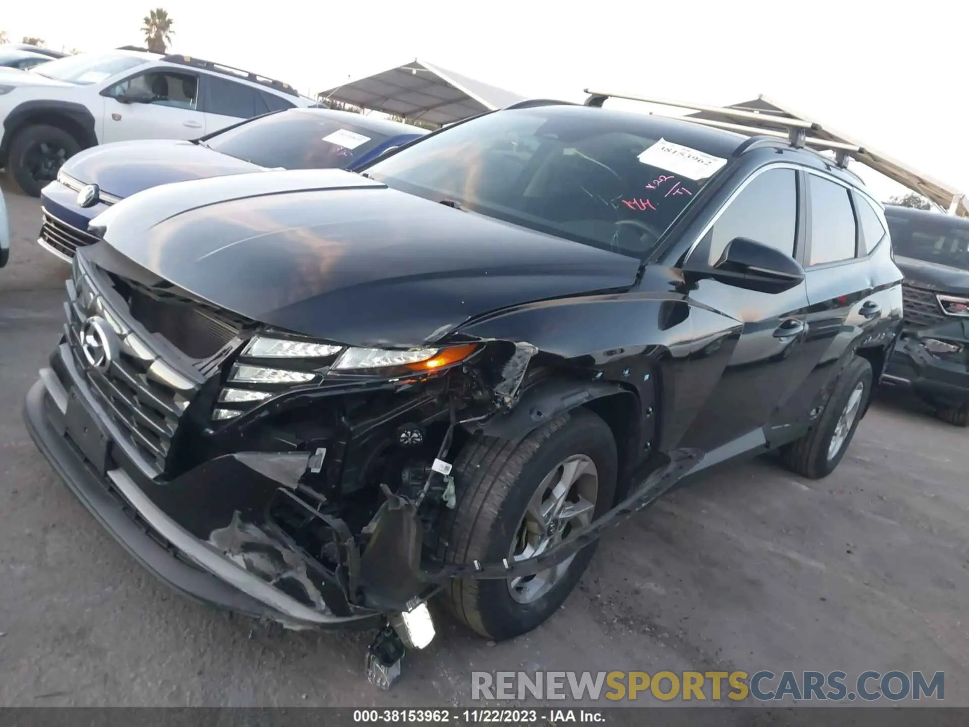 14 fotografías del automóvil dañado 5NMJBCAEXNH037882 HYUNDAI TUCSON 2022