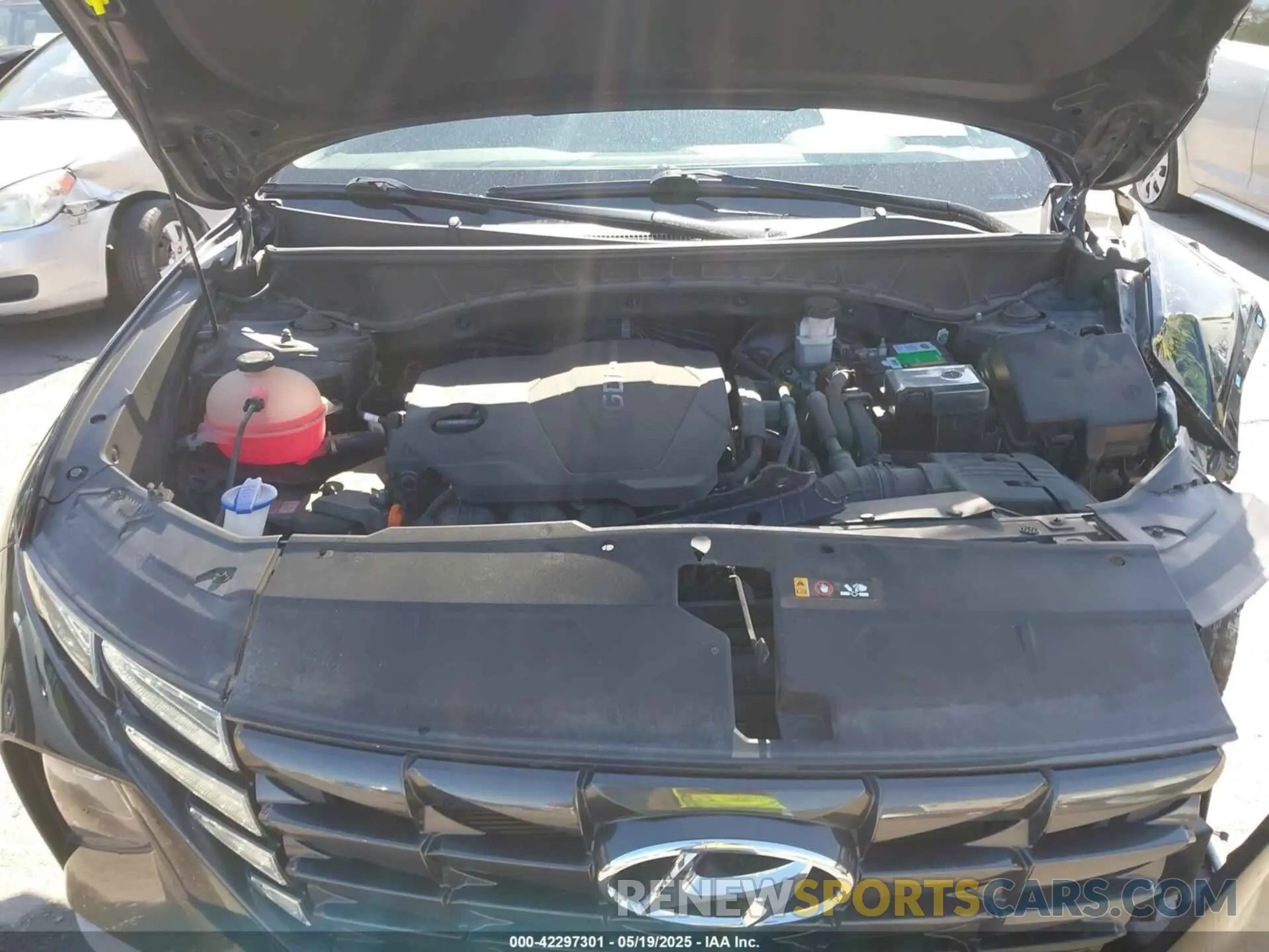 10 fotografías del automóvil dañado 5NMJBCAEXNH082160 HYUNDAI TUCSON 2022