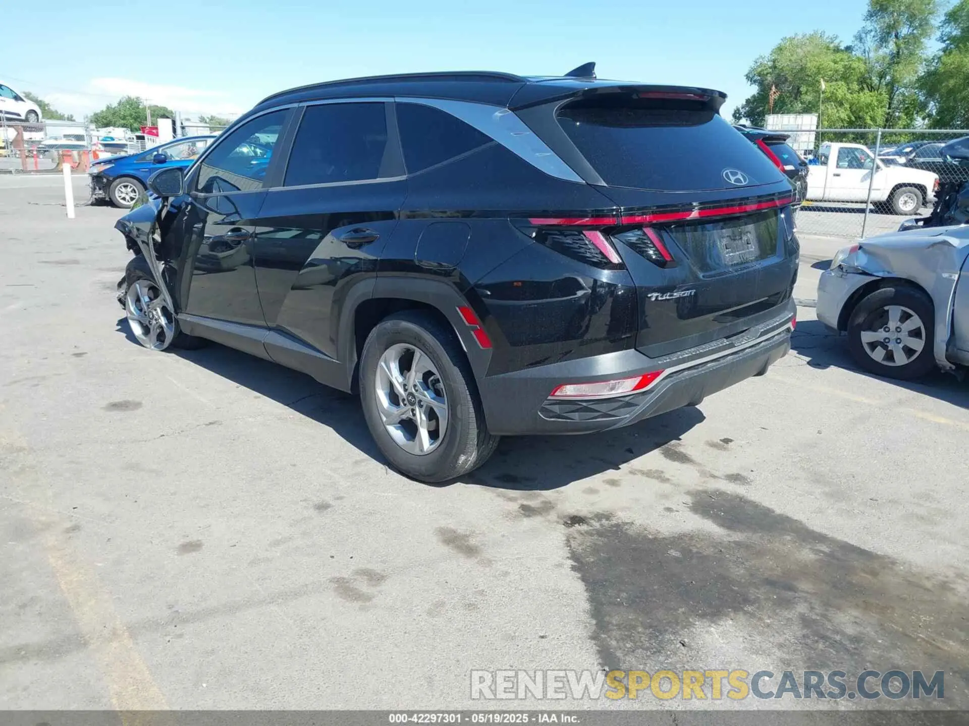 3 fotografías del automóvil dañado 5NMJBCAEXNH082160 HYUNDAI TUCSON 2022