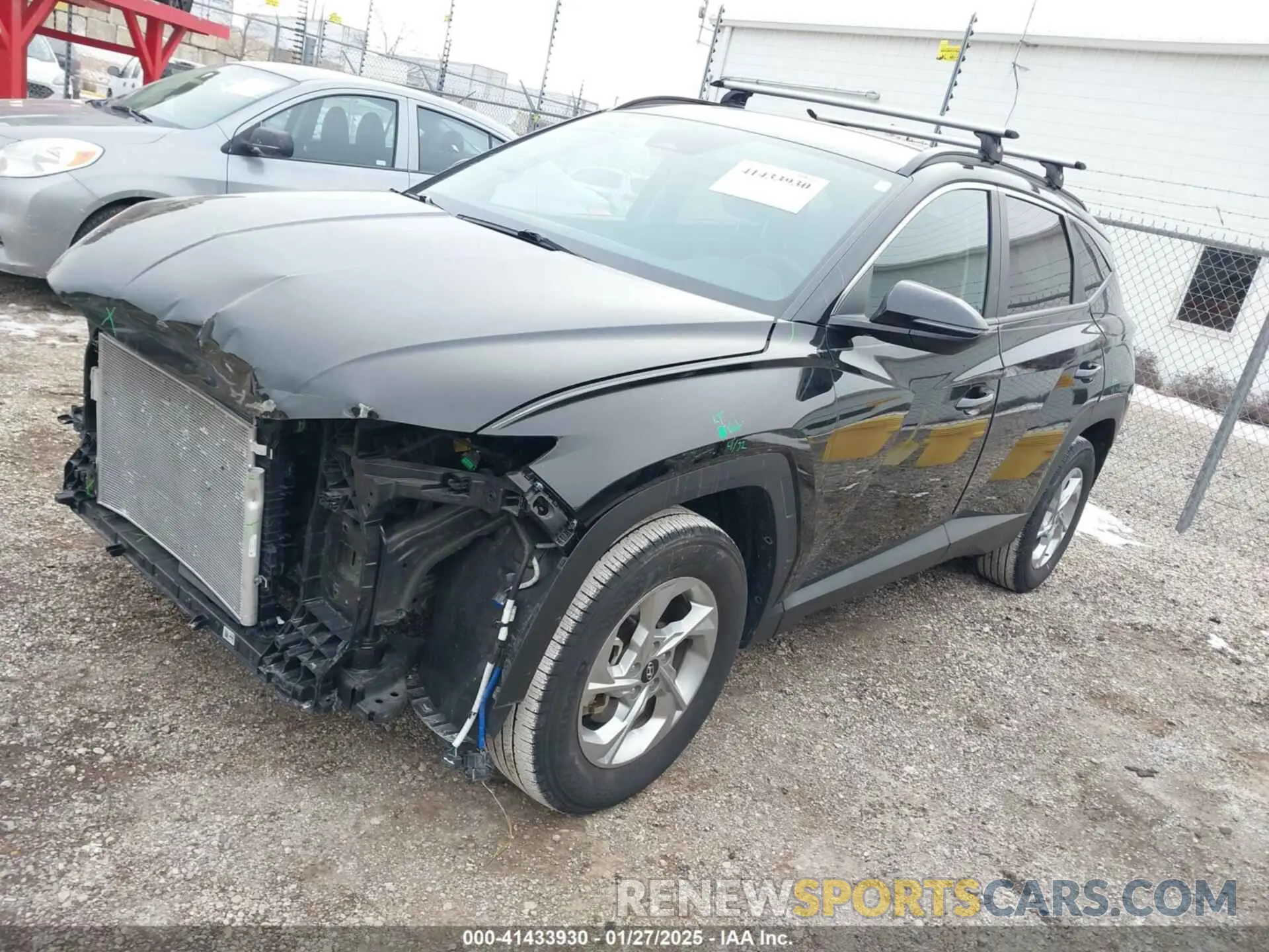 2 fotografías del automóvil dañado 5NMJBCAEXNH141045 HYUNDAI TUCSON 2022