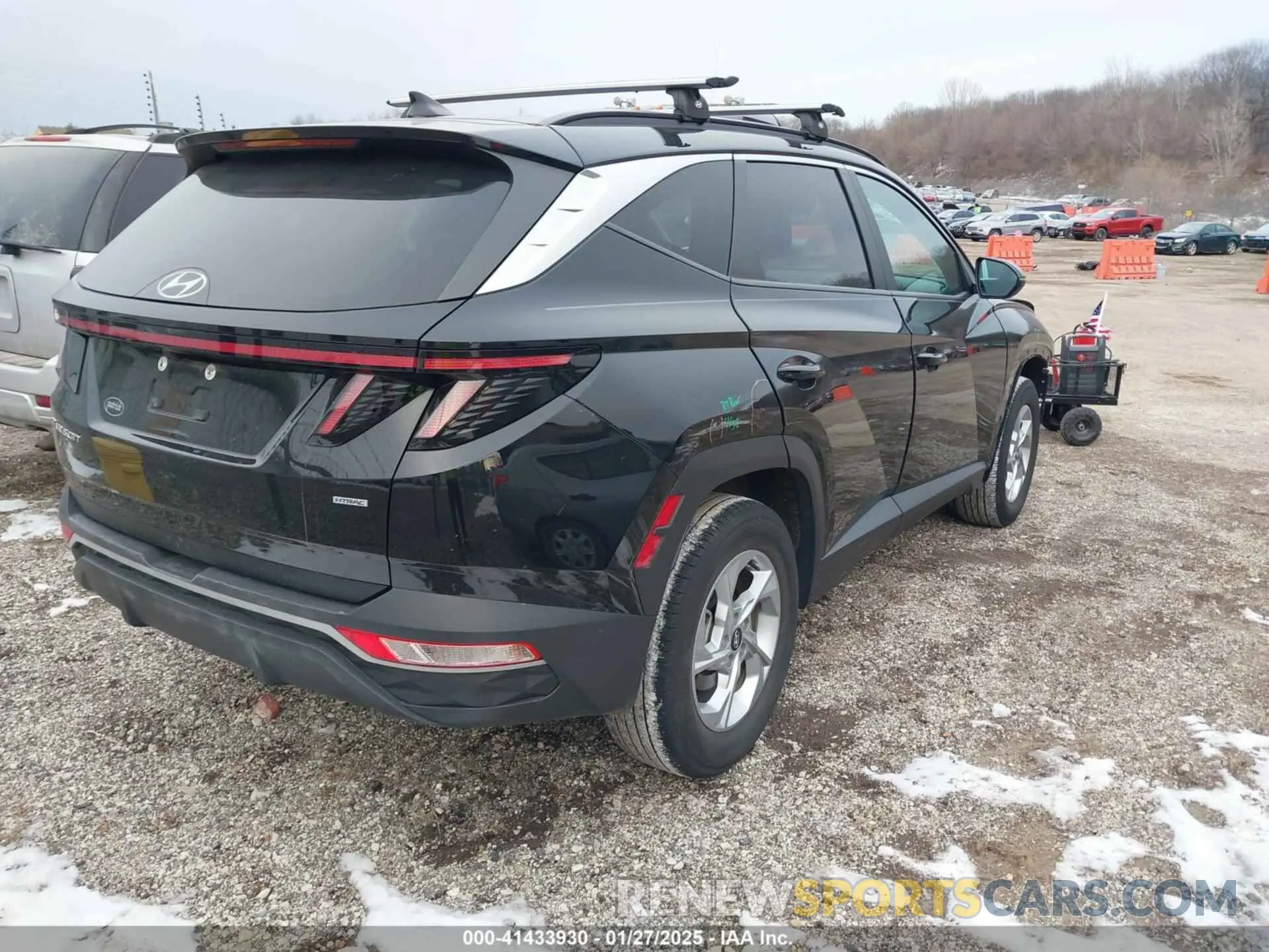 4 fotografías del automóvil dañado 5NMJBCAEXNH141045 HYUNDAI TUCSON 2022