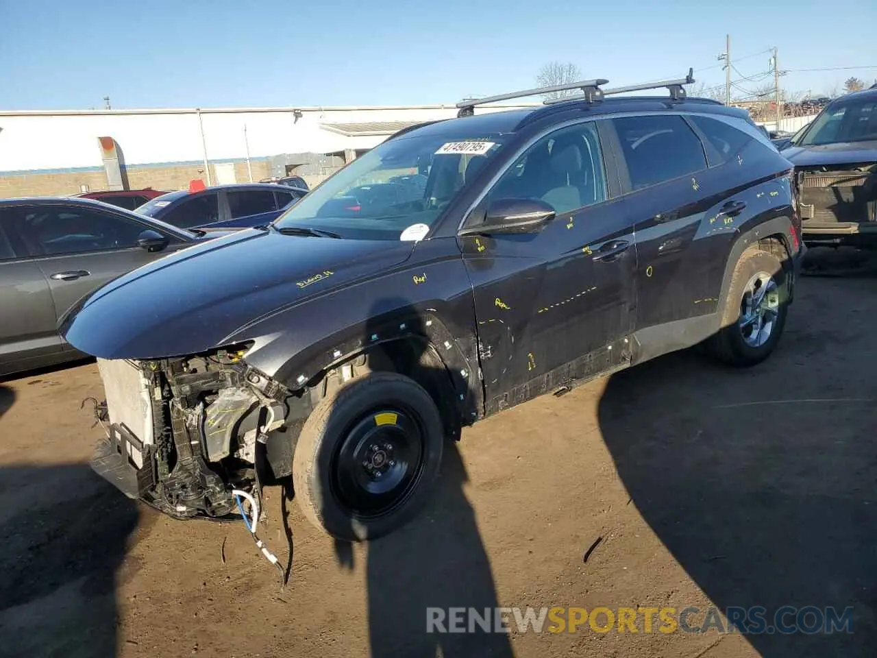 1 fotografías del automóvil dañado 5NMJBCAEXNH155186 HYUNDAI TUCSON 2022