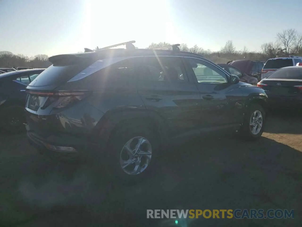 3 fotografías del automóvil dañado 5NMJBCAEXNH155186 HYUNDAI TUCSON 2022