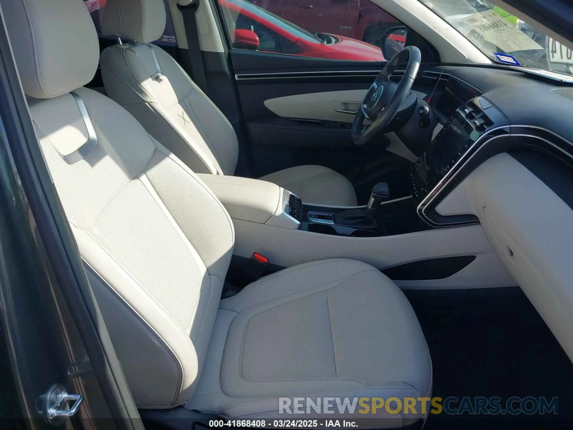 5 fotografías del automóvil dañado 5NMJC3AE1NH152514 HYUNDAI TUCSON 2022