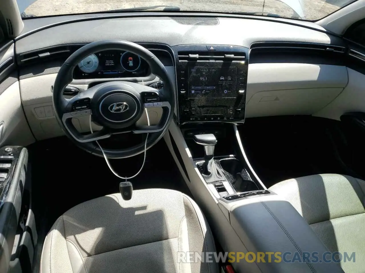 8 fotografías del automóvil dañado 5NMJC3AE4NH132967 HYUNDAI TUCSON 2022