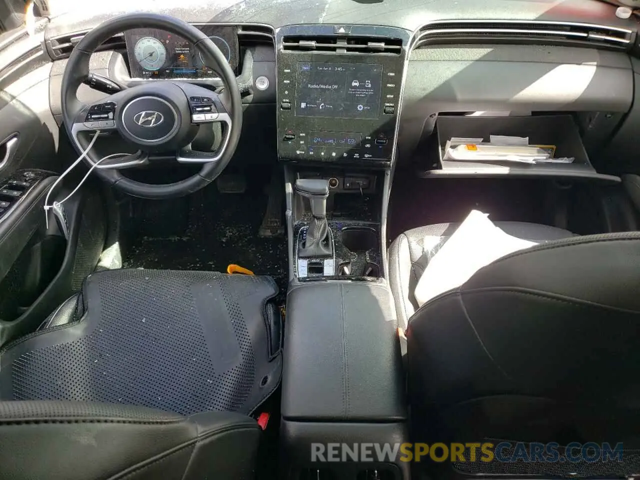 8 fotografías del automóvil dañado 5NMJC3AE5NH149471 HYUNDAI TUCSON 2022