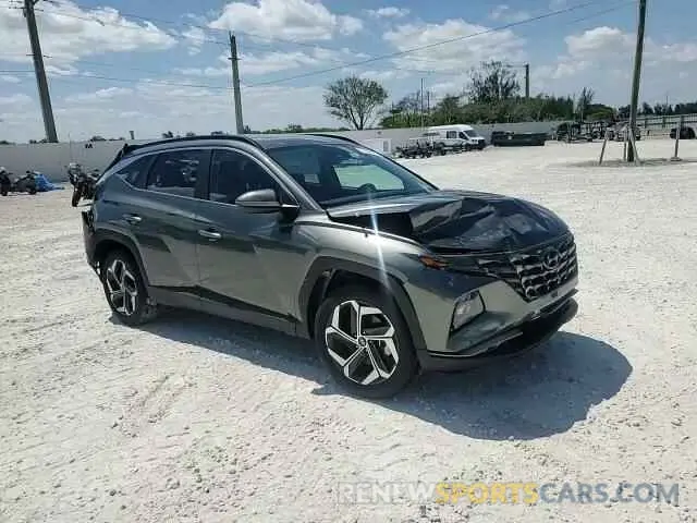 14 fotografías del automóvil dañado 5NMJC3AE6NH078801 HYUNDAI TUCSON 2022