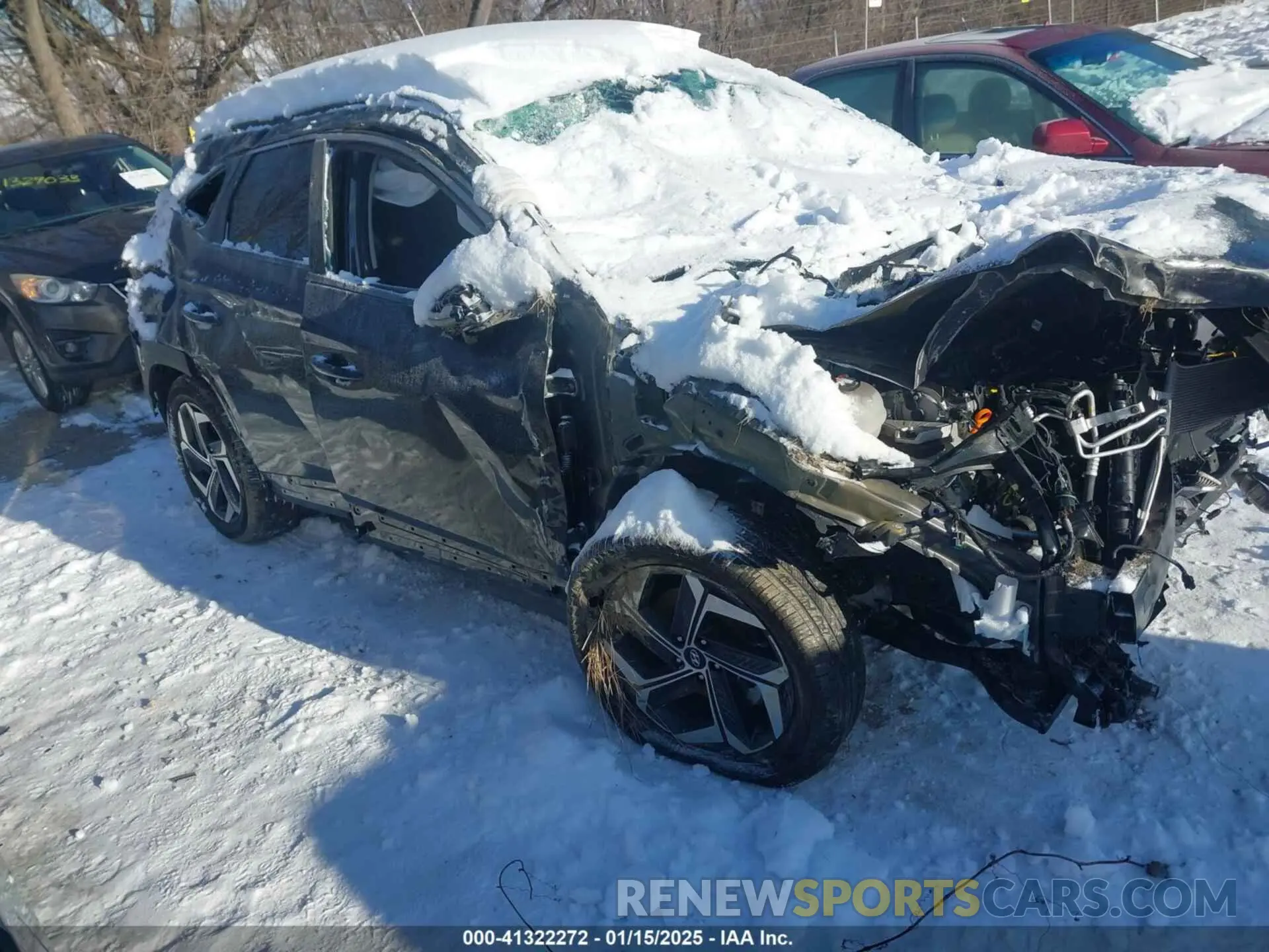 1 fotografías del automóvil dañado 5NMJCCAE2NH064412 HYUNDAI TUCSON 2022