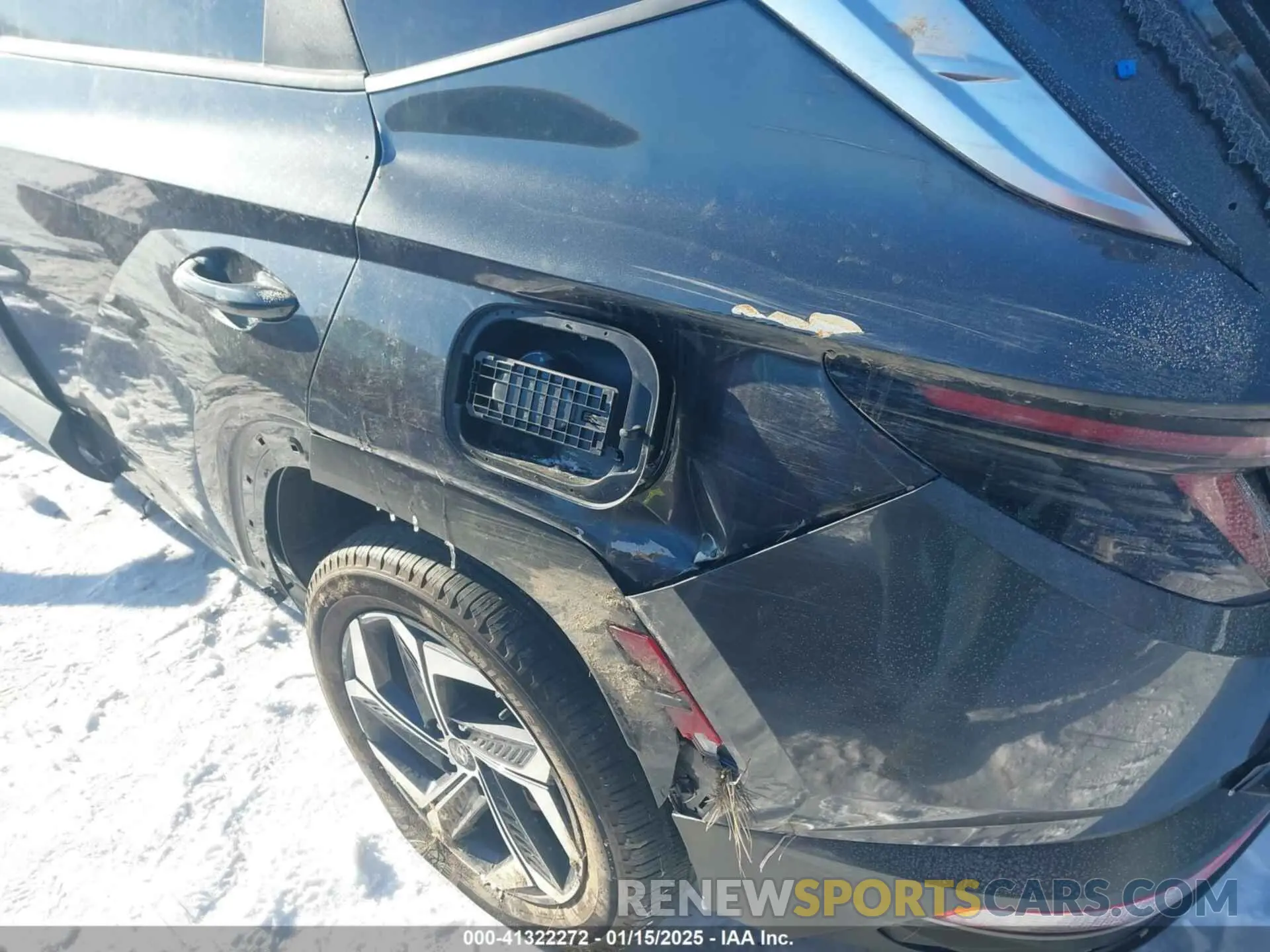 20 fotografías del automóvil dañado 5NMJCCAE2NH064412 HYUNDAI TUCSON 2022