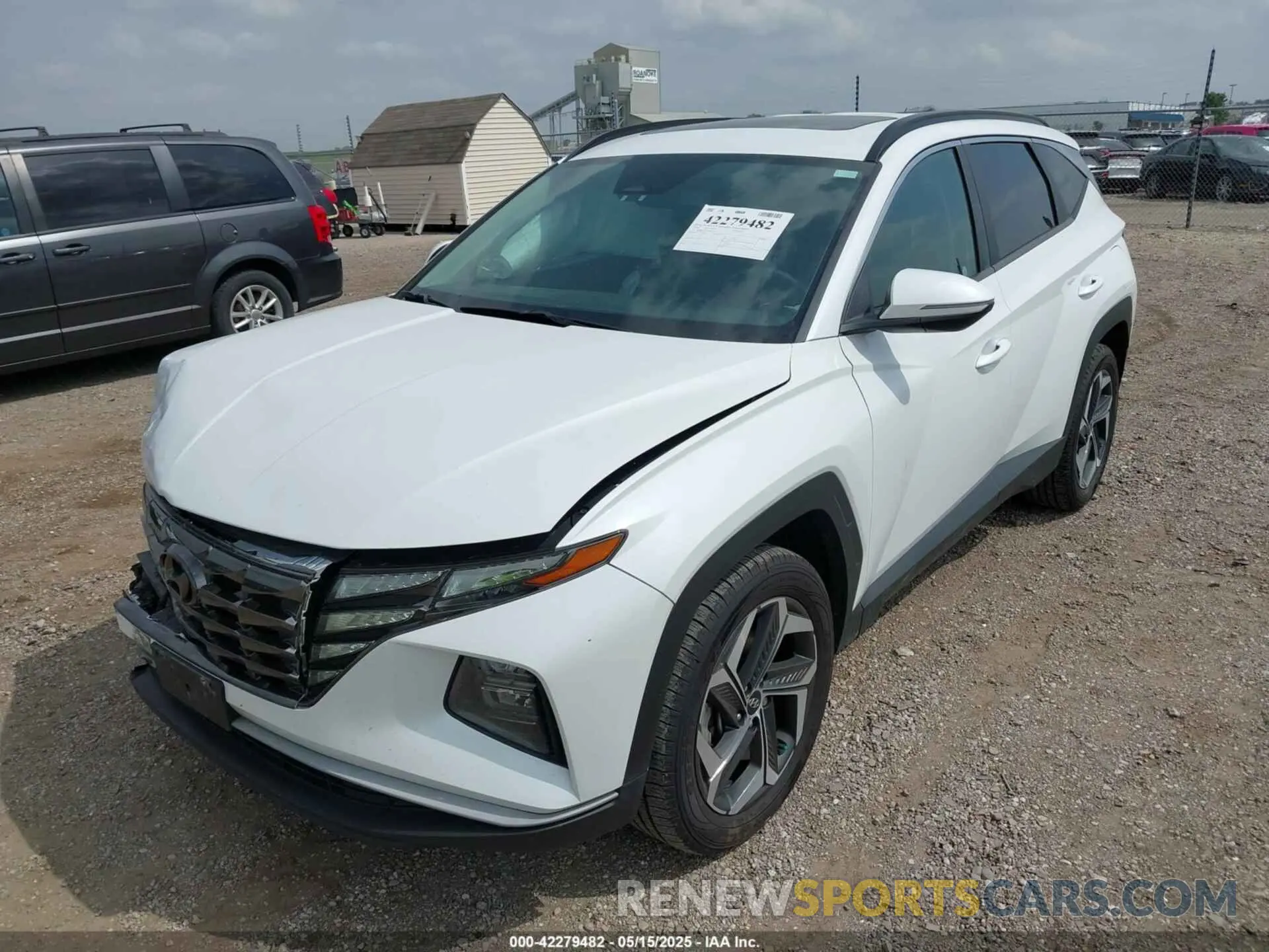 2 fotografías del automóvil dañado 5NMJCCAE3NH047585 HYUNDAI TUCSON 2022